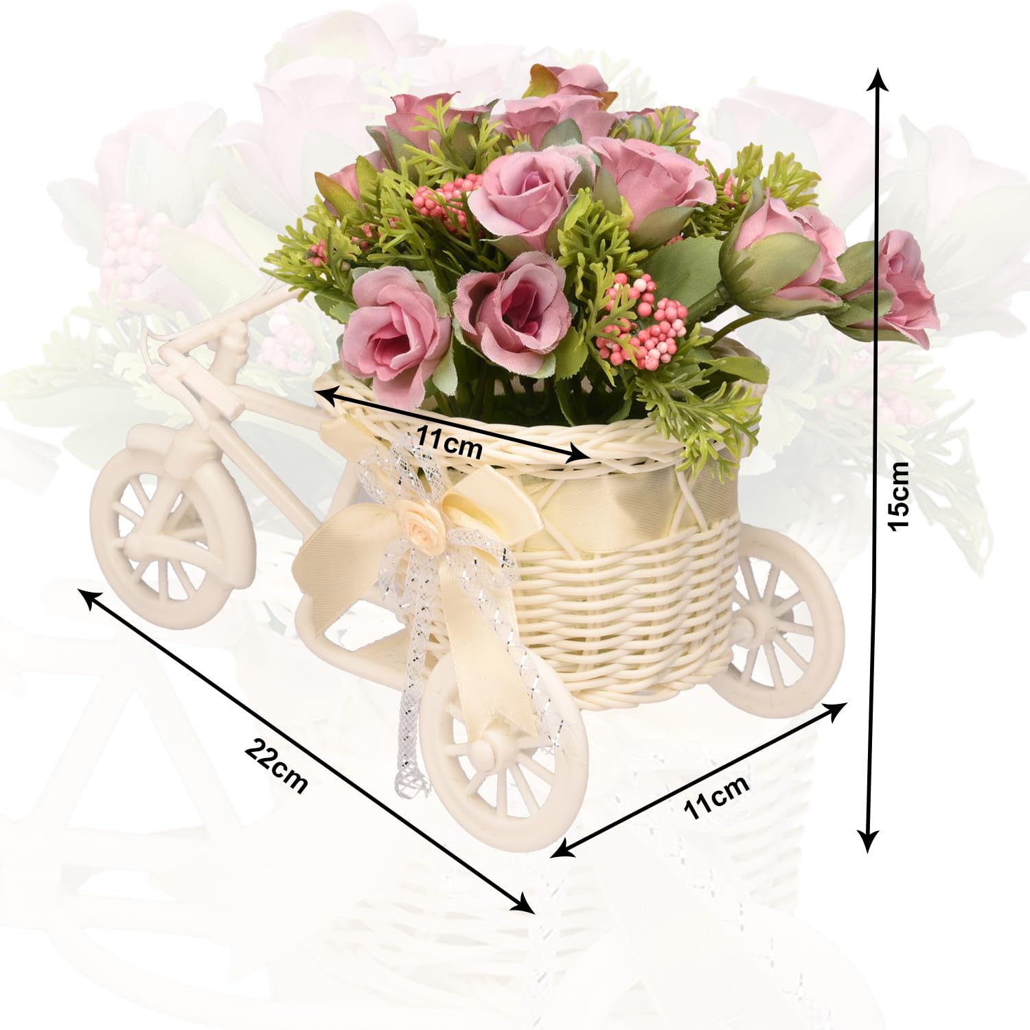 Kuber Industries cycle flower vase - Unique home accent