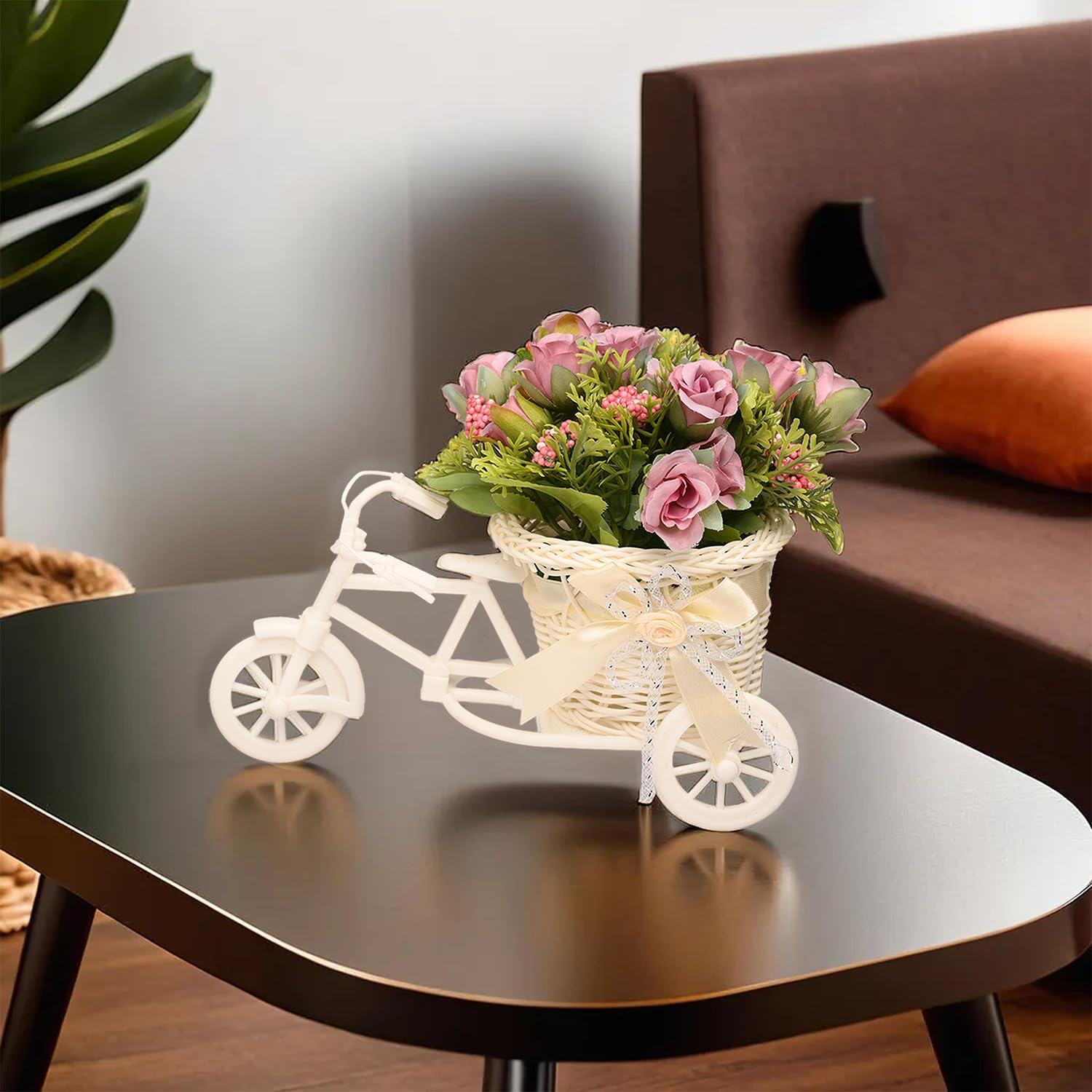 Kuber Industries artificial flower basket - Living room decor