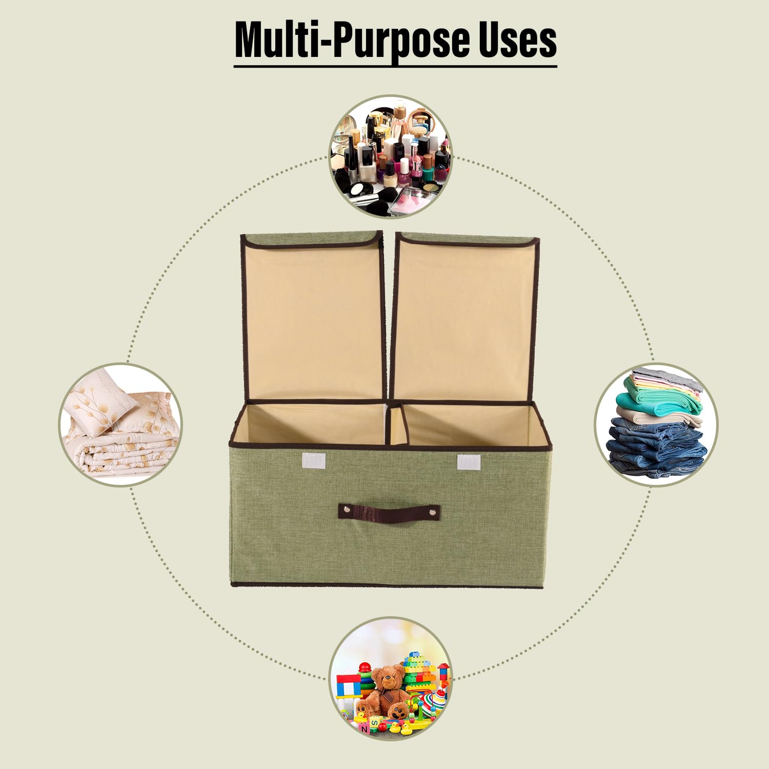 Kuber Foldable Storage Box - Ideal for organizing clothes