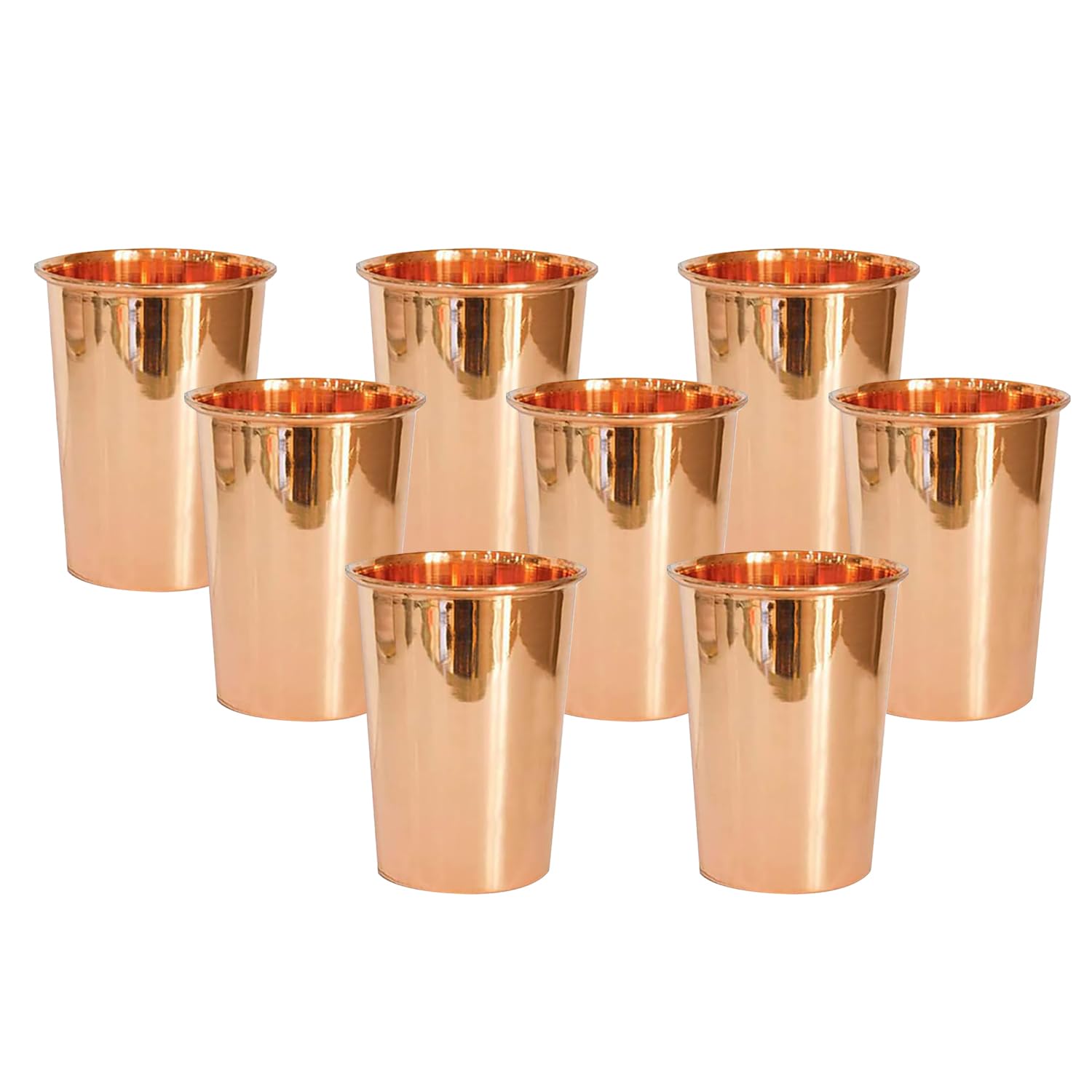 Kuber Industries Copper Glasses - Camping Essentials