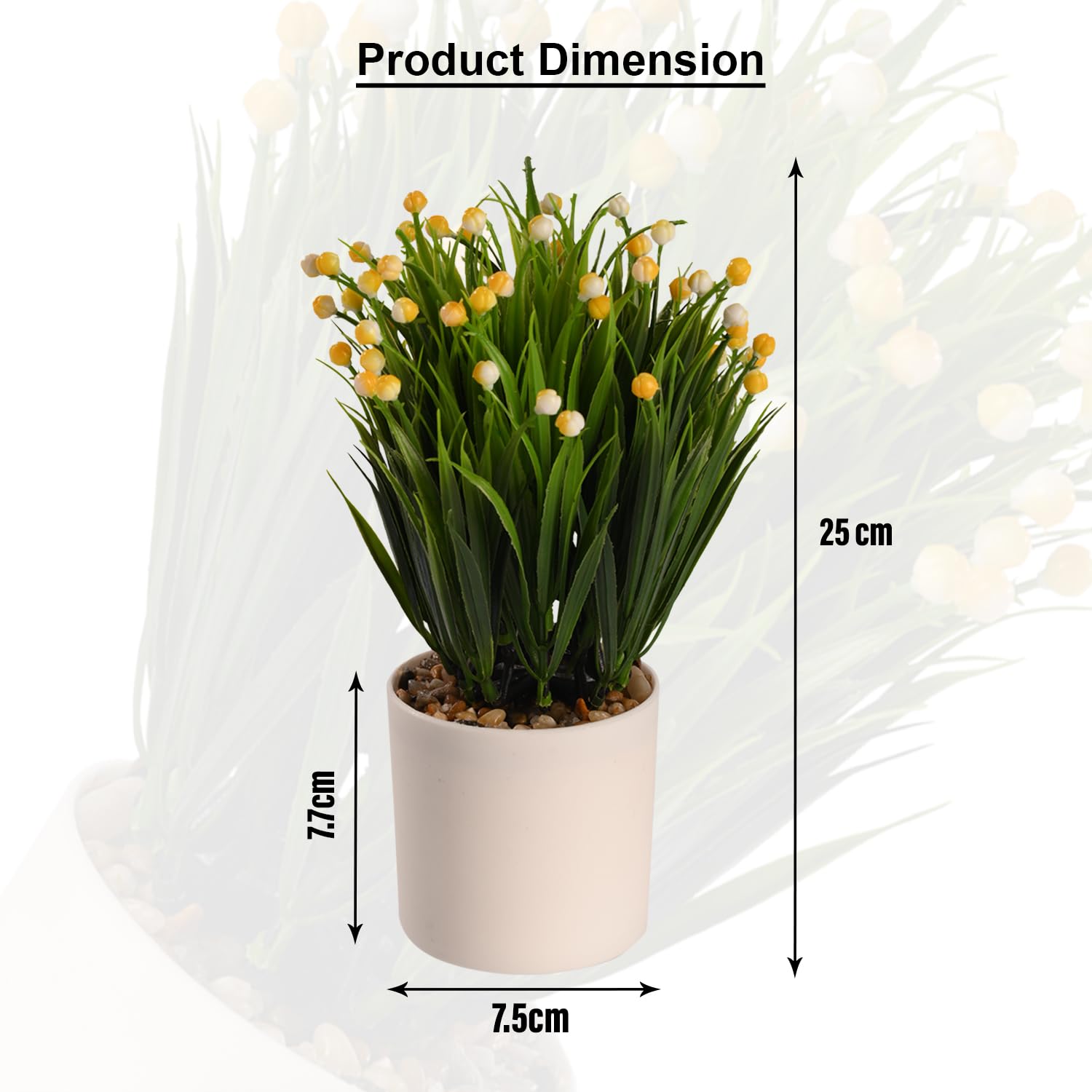 Kuber Industries artificial plant - Table display