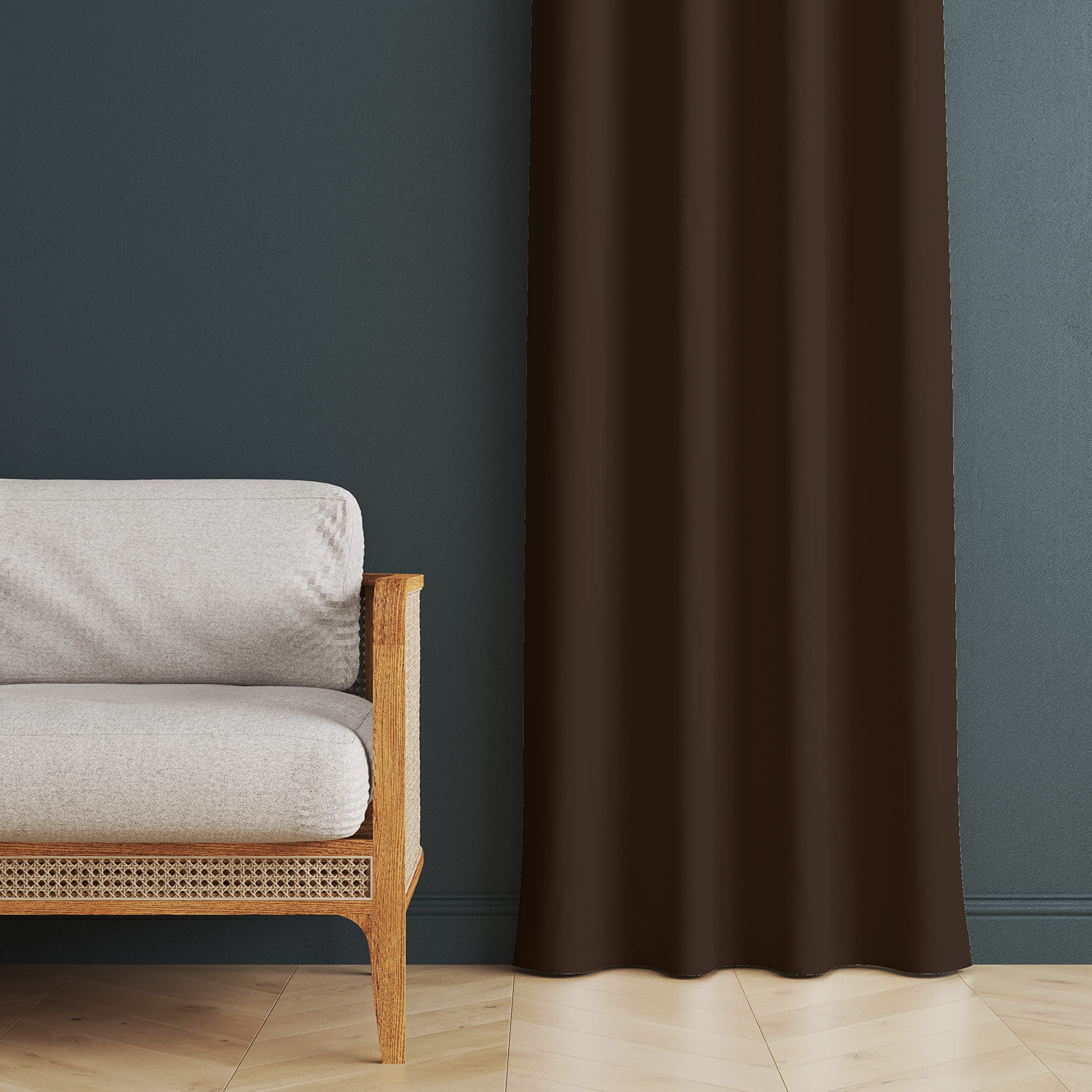 Kuber Industries faux silk curtain - blocking light effectively