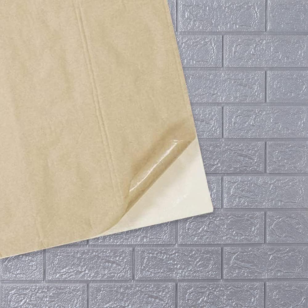 Kuber Industries foam brick wallpaper - living room decor