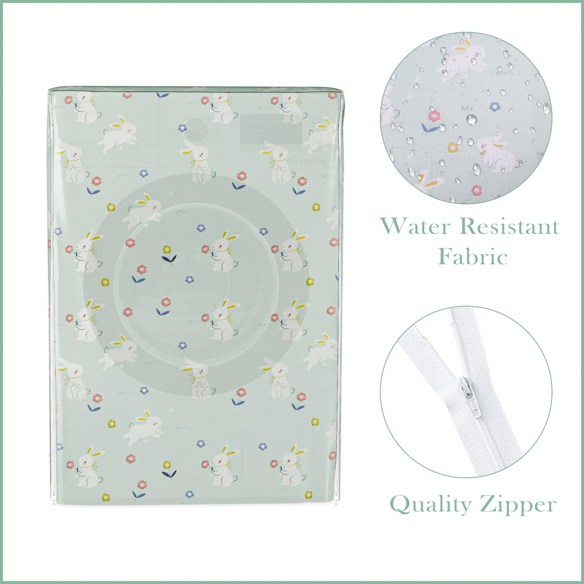 Kuber Industries washing machine cover - zippered design for easy use