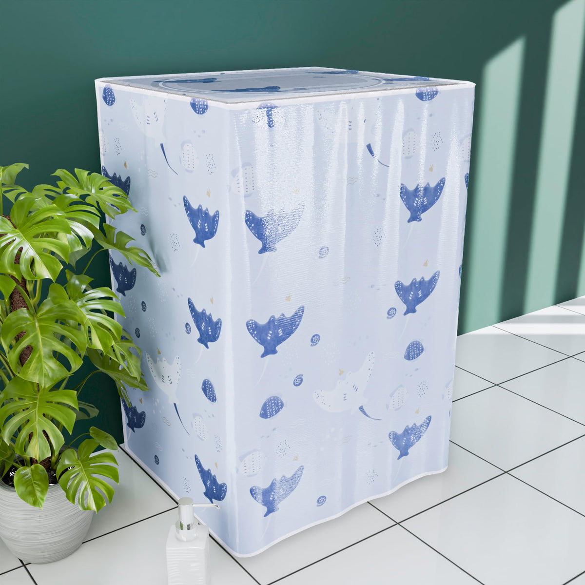 Kuber Washing Machine Cover - Modern Decor for Laundry