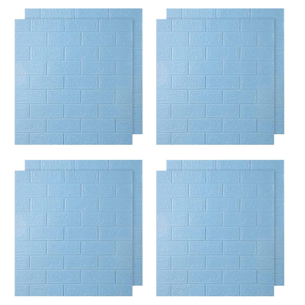 Kuber Industries Foam Brick Wallpaper - Safe for Kids' Room
