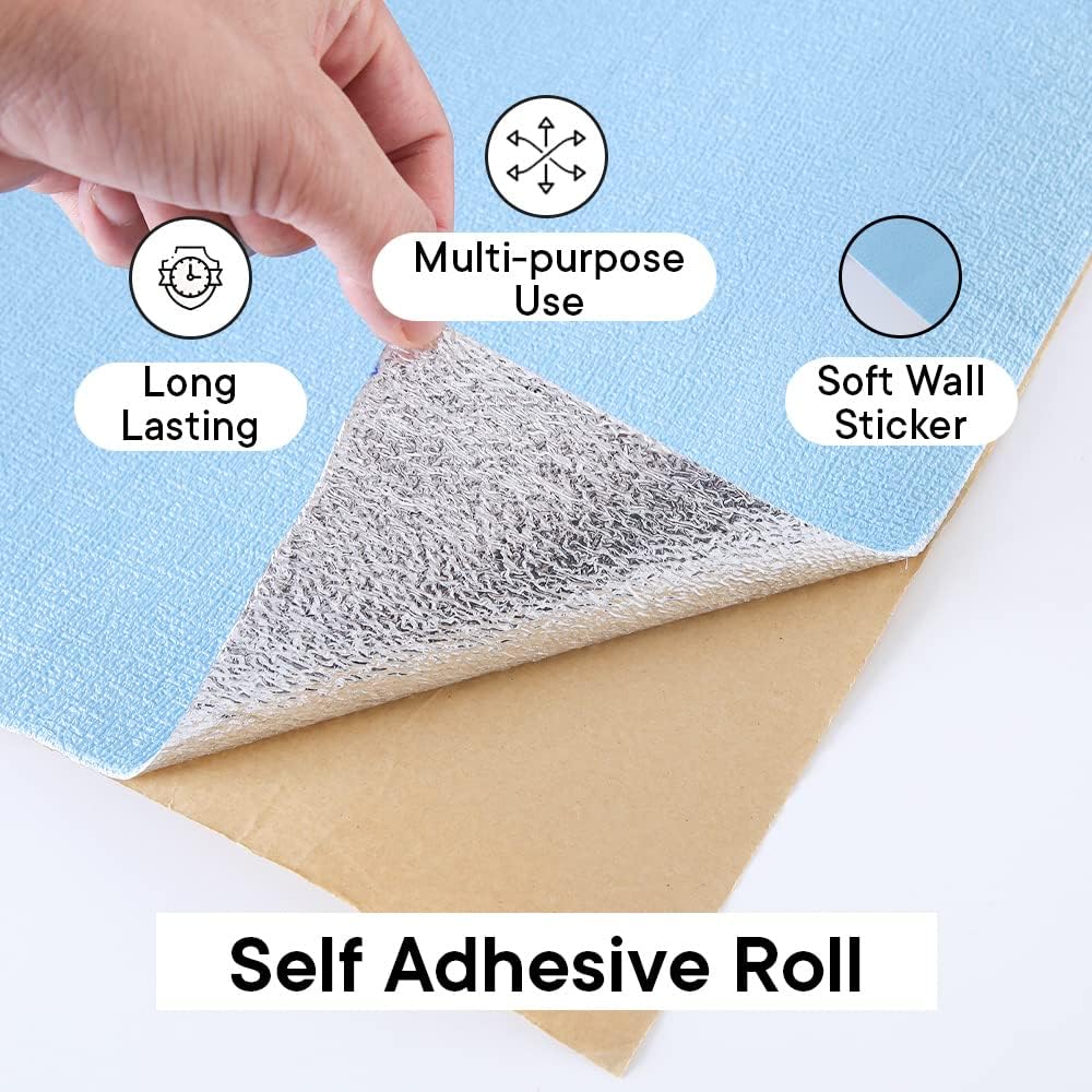 Kuber Industries self-adhesive wallpaper - living room use