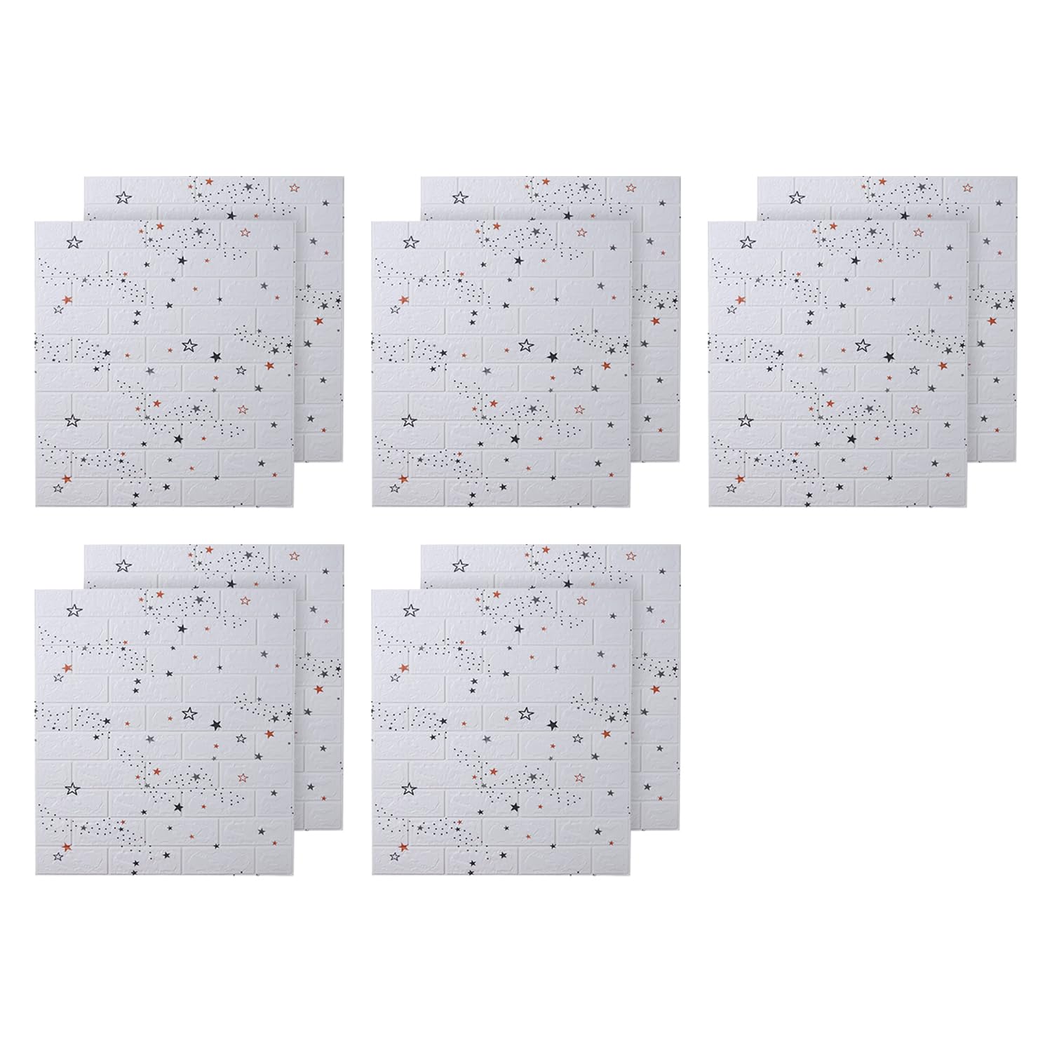 Kuber Soft PE Foam Wallpaper - Modern Aesthetic