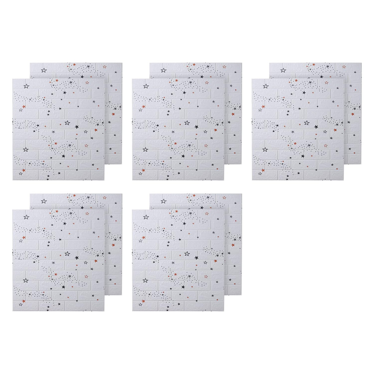 Kuber Soft PE Foam Wallpaper - Modern Aesthetic