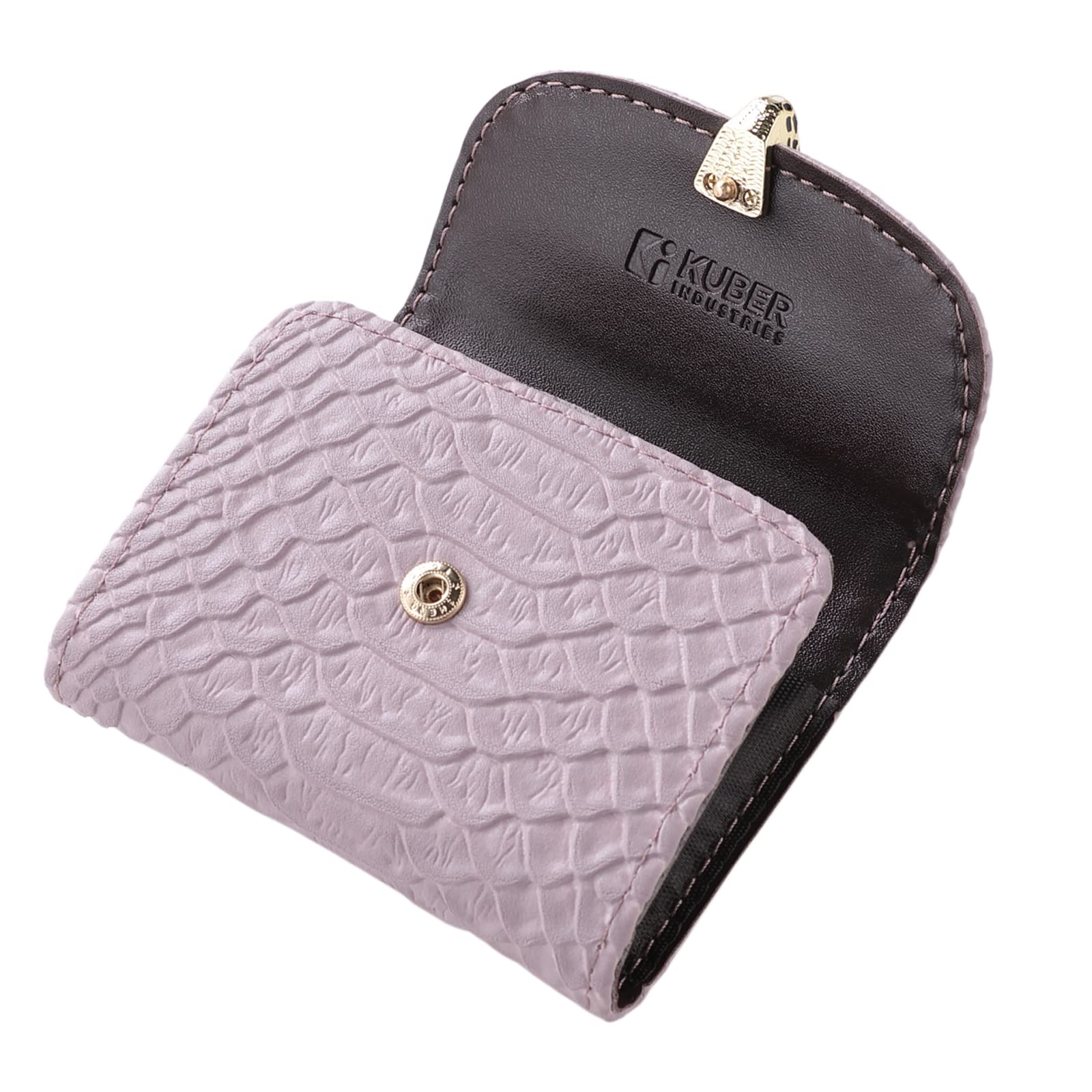 Kuber Industries Card Holder - secure button closure wallet