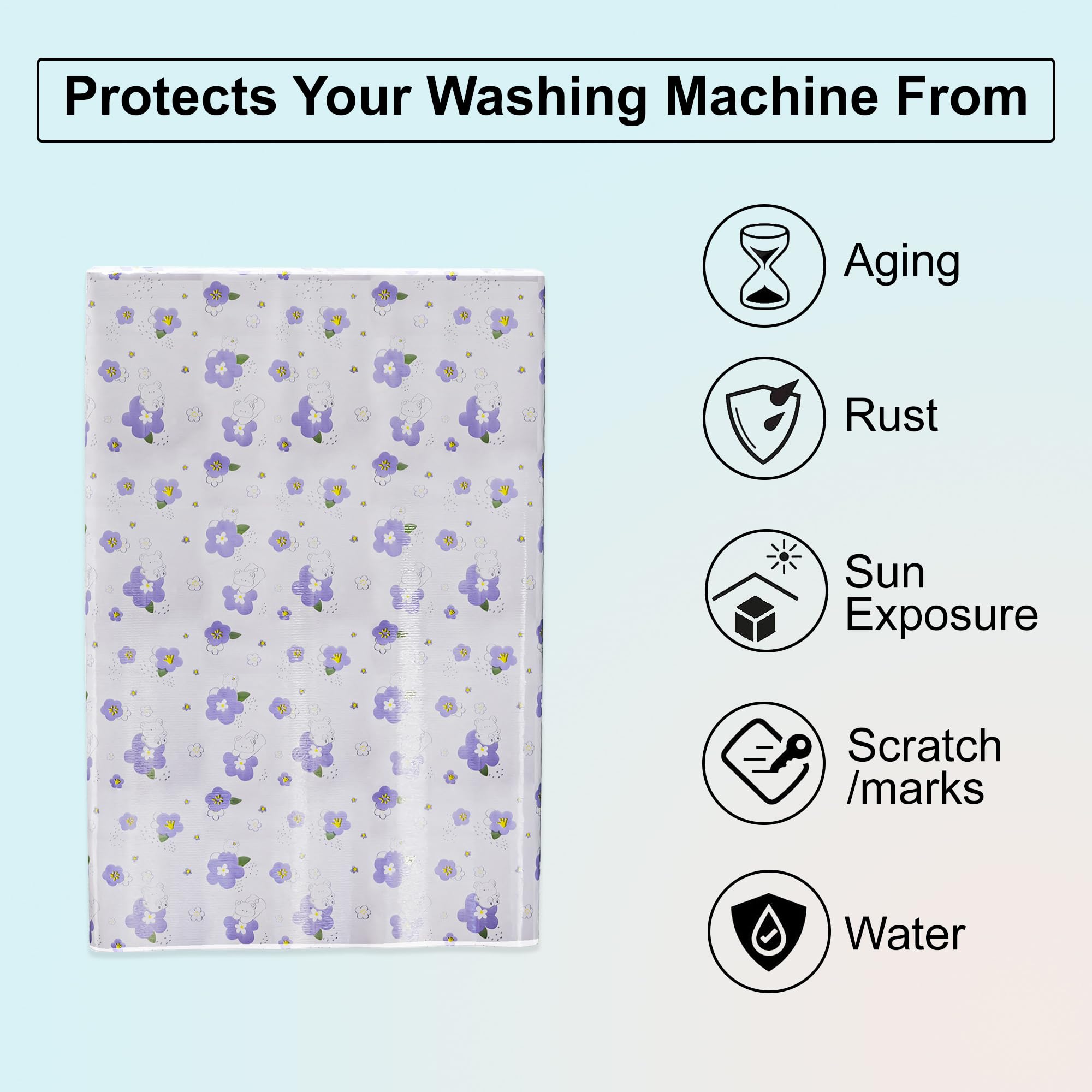 Kuber Industries washing machine cover - Waterproof protection for machines