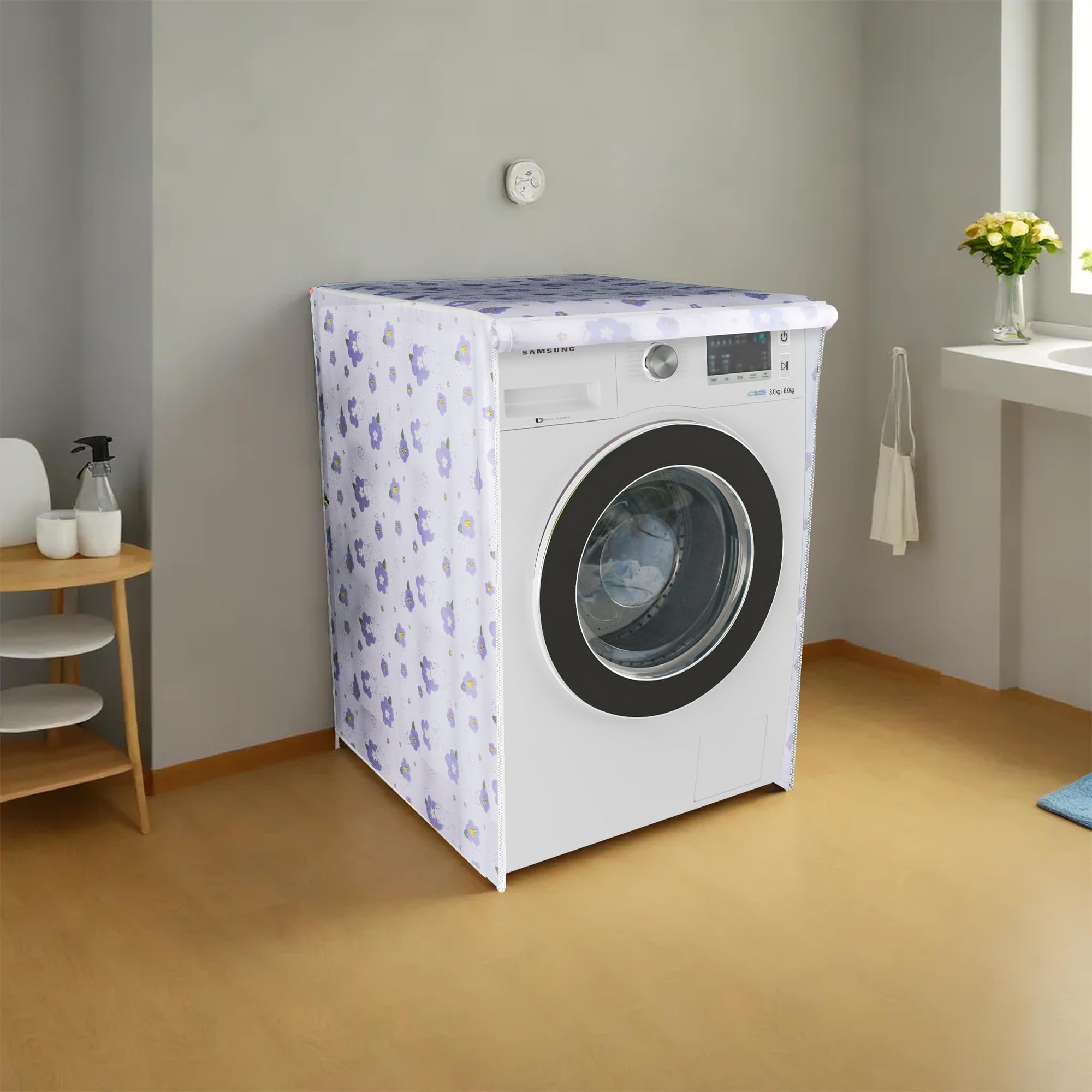 Kuber Industries washing machine cover - Waterproof cover in action