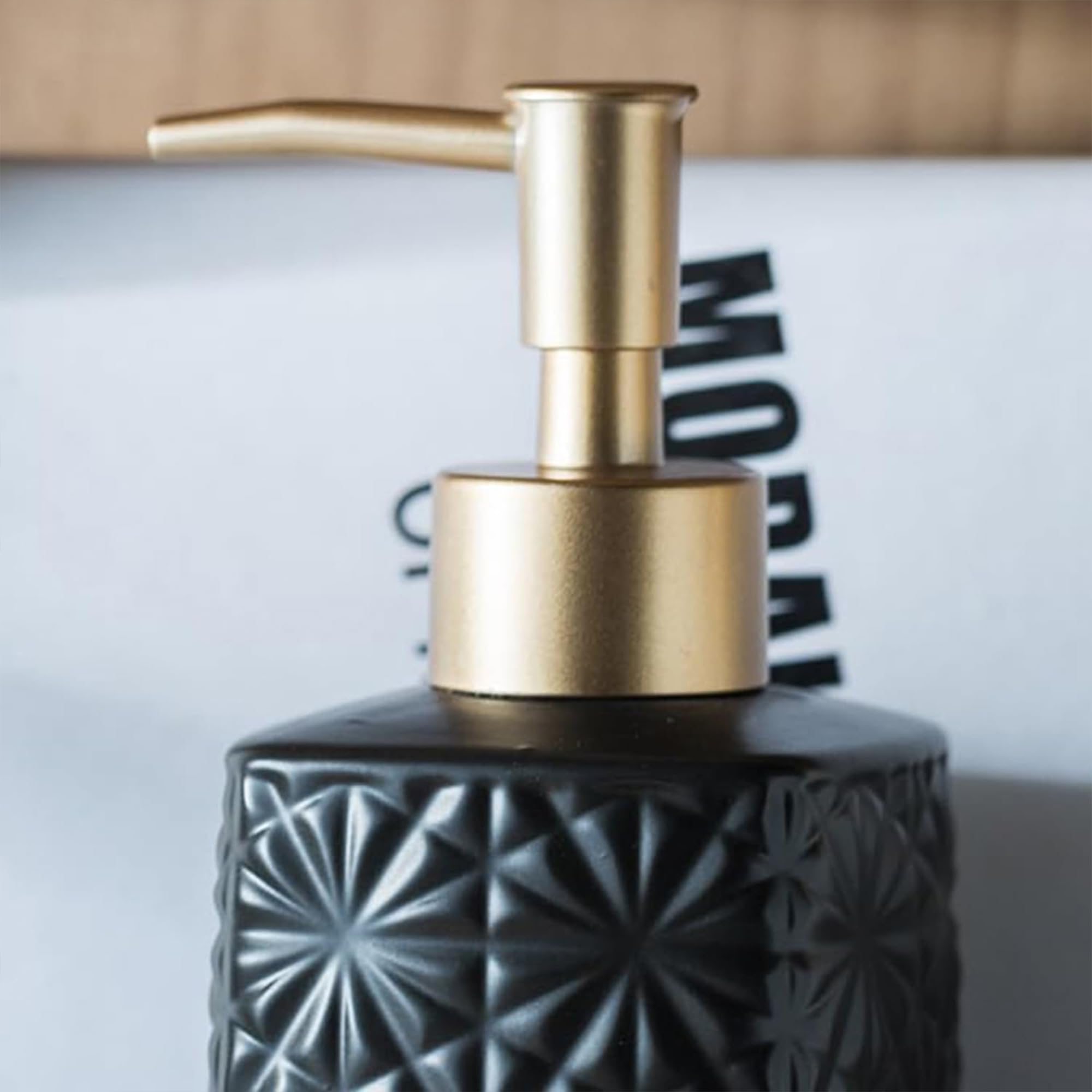Kuber Ceramic Soap Dispenser - Kitchen use
