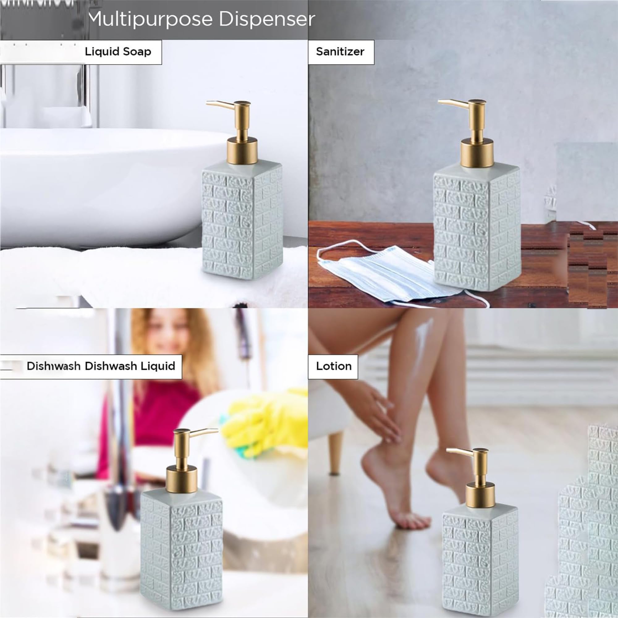 Kuber Industries Liquid Soap Dispenser - Stylish bathroom accessory