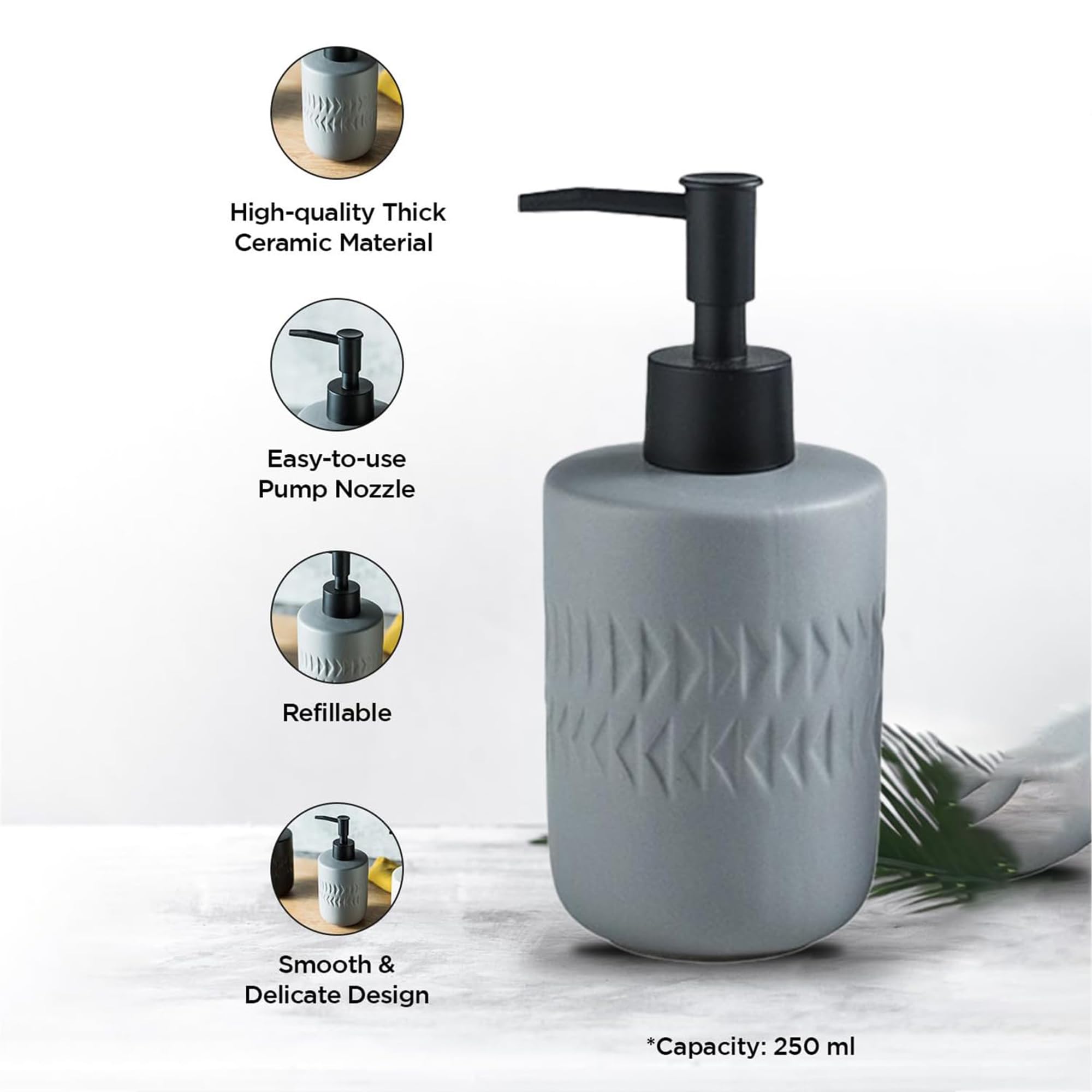 Kuber Industries liquid soap dispenser - Adjustable dispensing feature