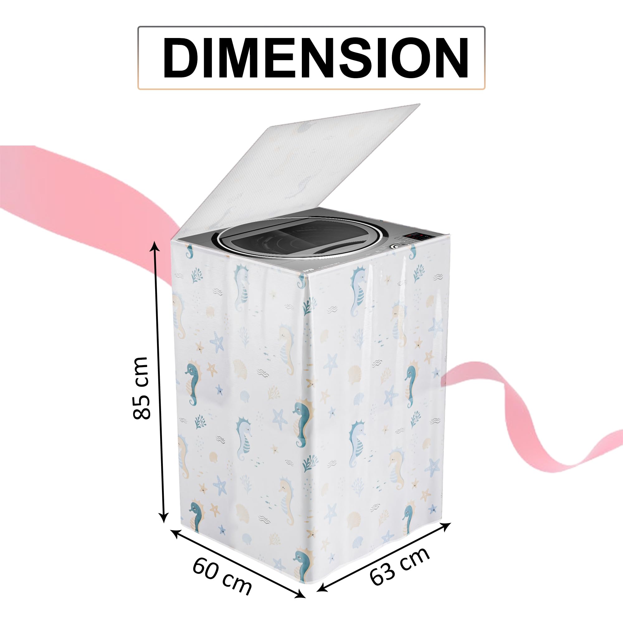 Kuber Industries washing machine cover - Zippered design for ease