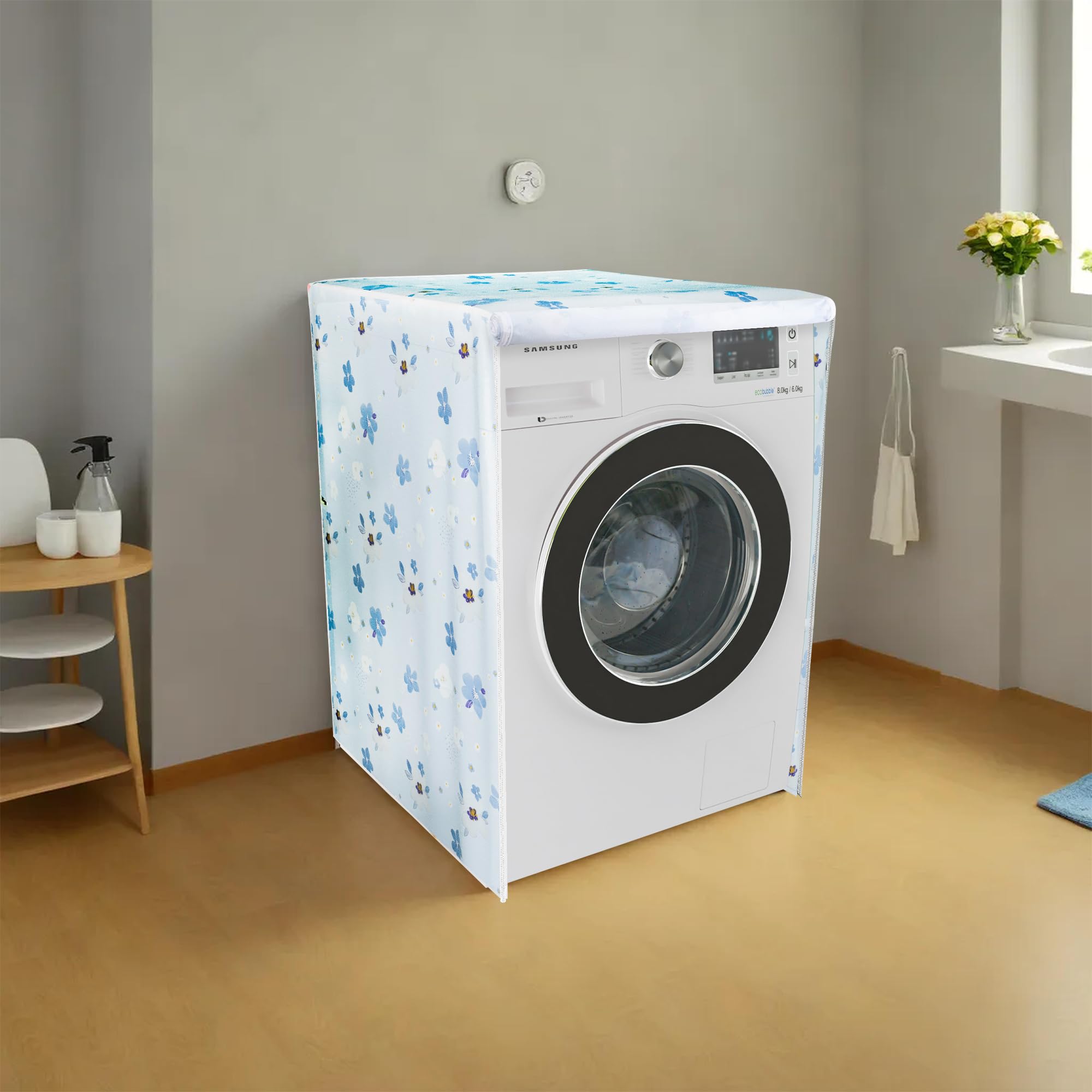 Kuber Industries Washing Machine Cover - Zip Closure Design