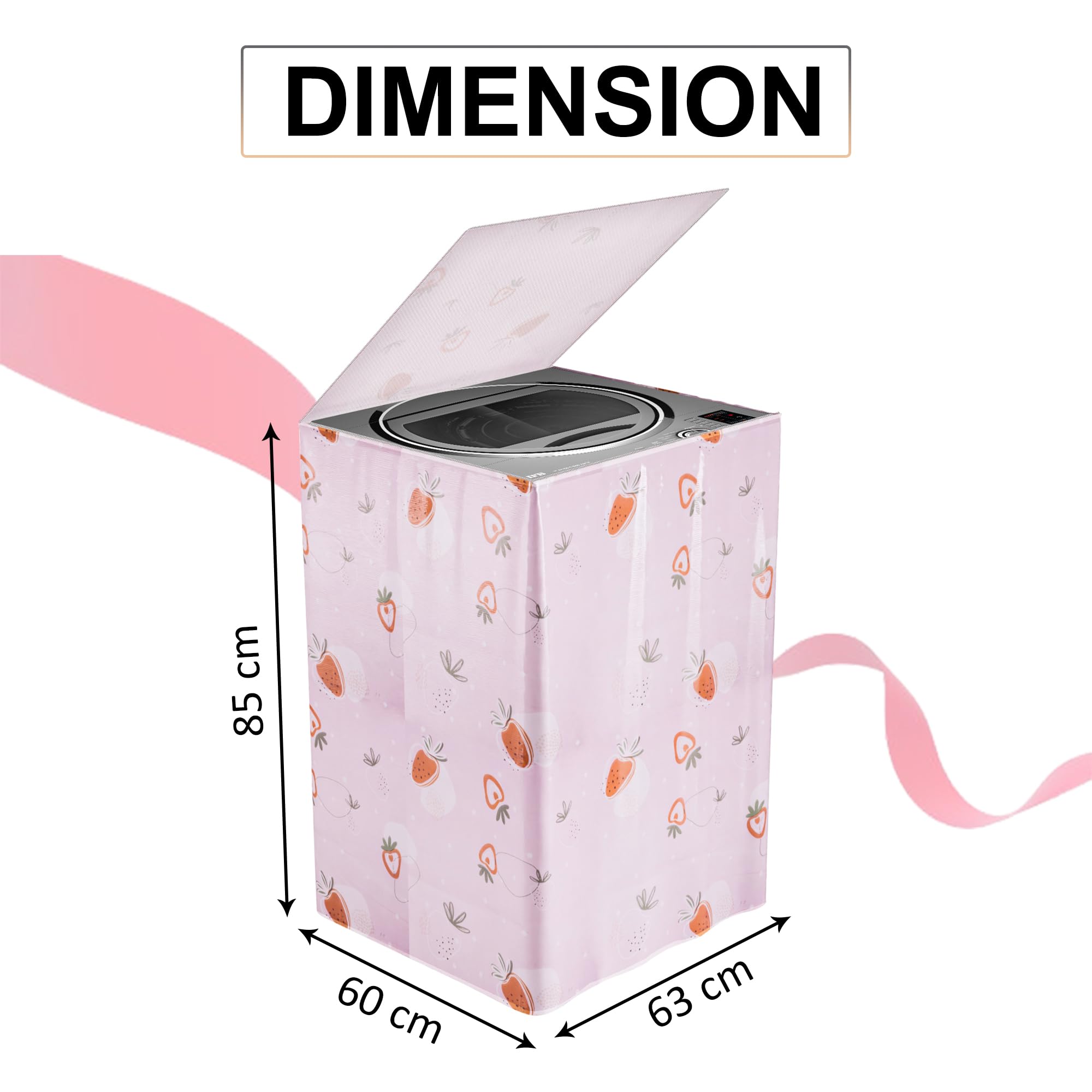 Kuber Industries washing machine cover - zip closure convenience