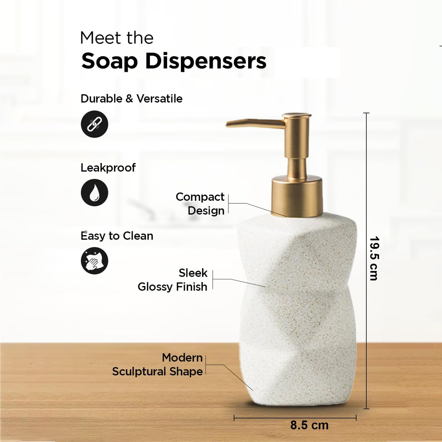 Kuber Handwash Dispenser - Sophisticated home hygiene