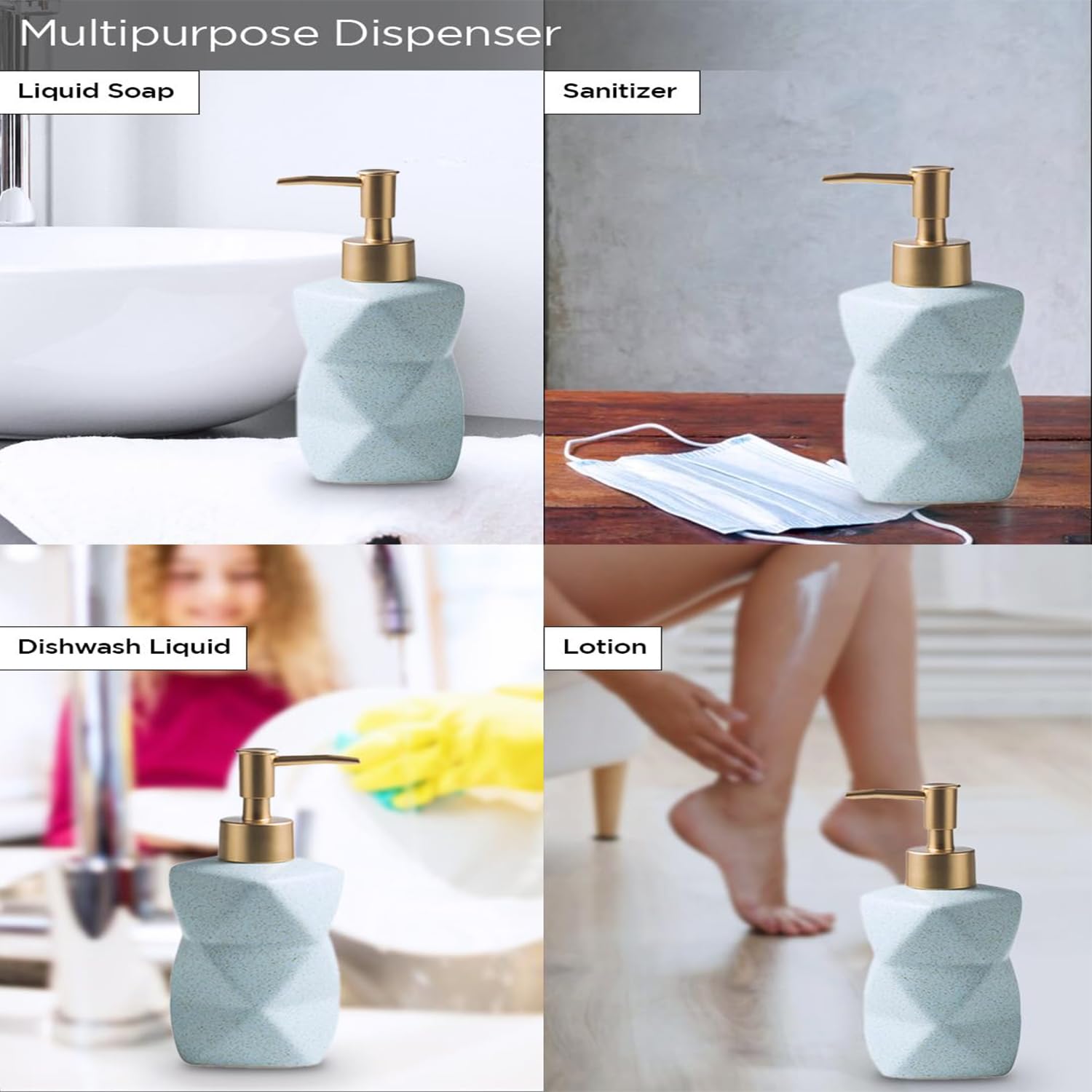 Kuber Liquid Soap Dispenser - Multi-purpose usage