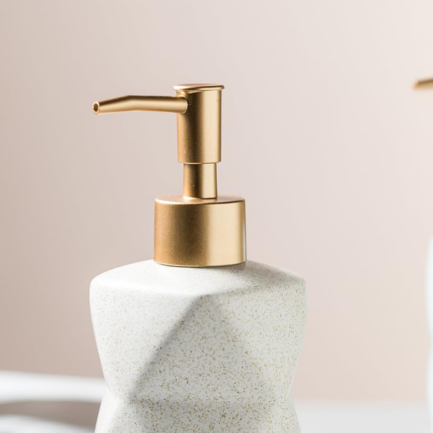 Kuber Ceramic Soap Dispenser - Elegant bathroom design