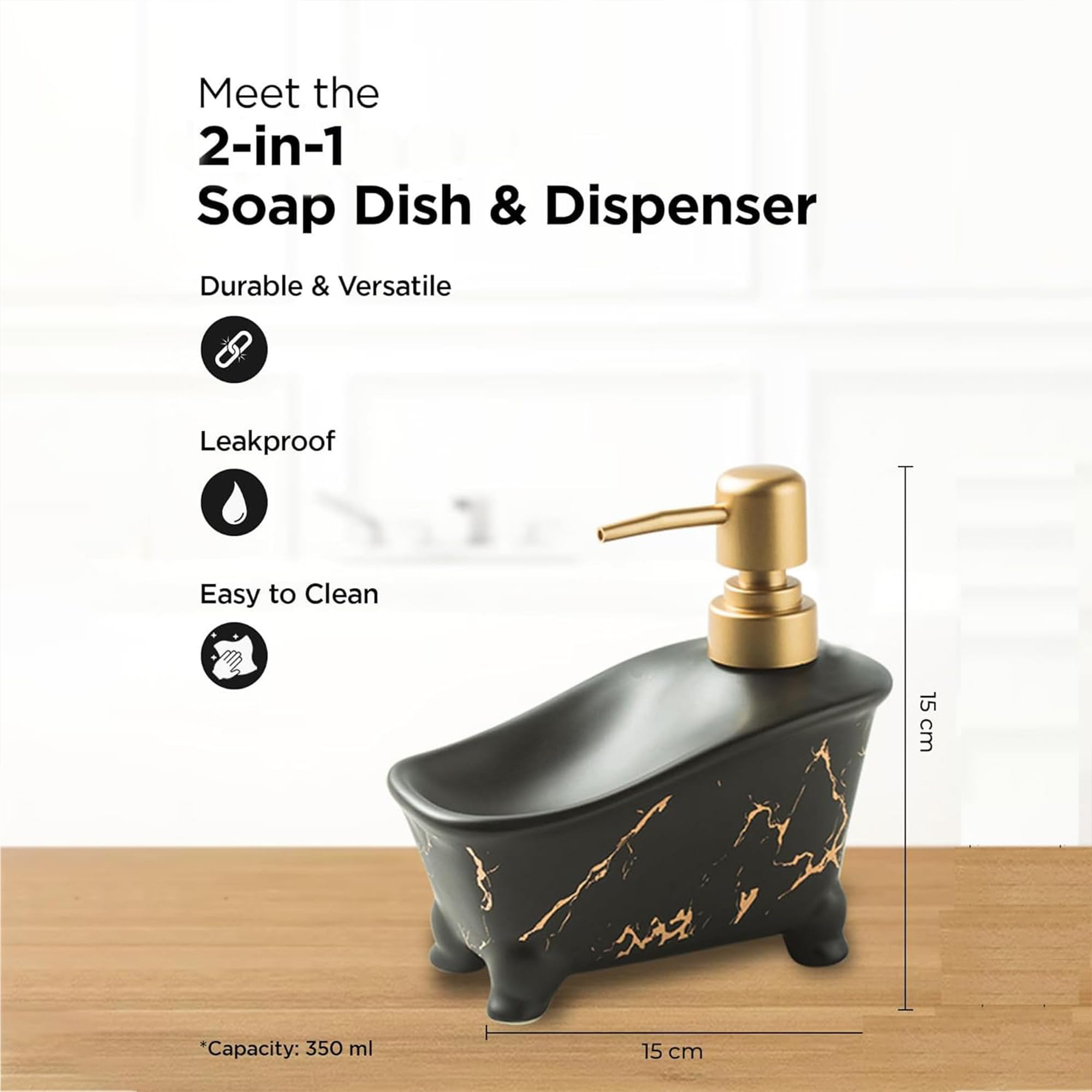 Kuber Industries multi-purpose dispenser - Home hygiene