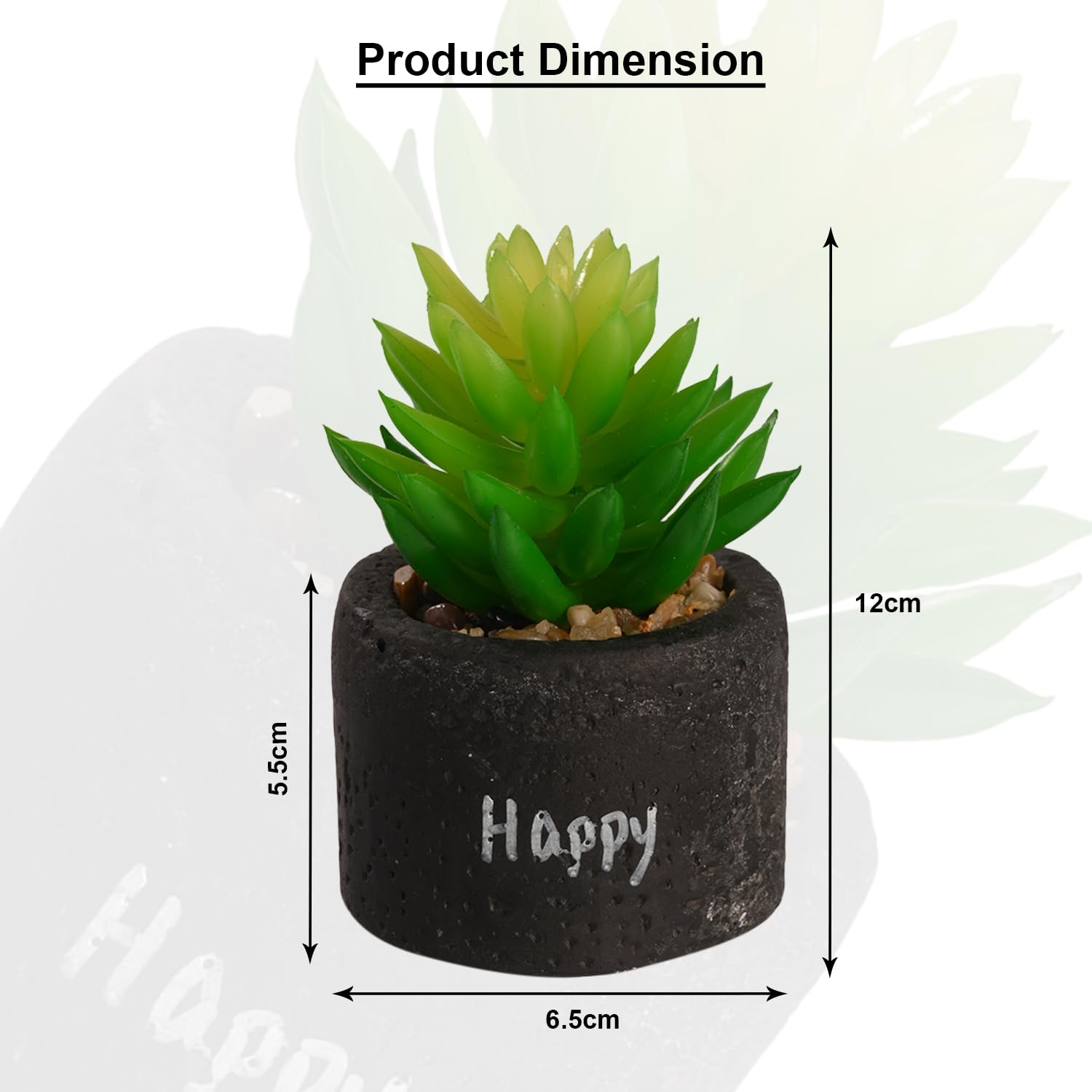 Kuber Industries artificial succulent plant - Shelf styling