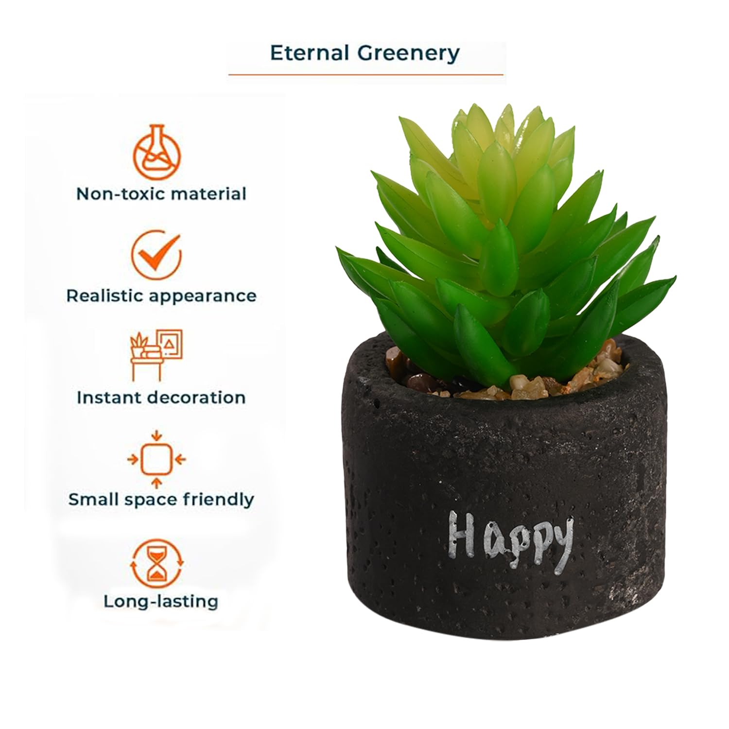 Kuber Industries artificial succulent plant - Home decoration