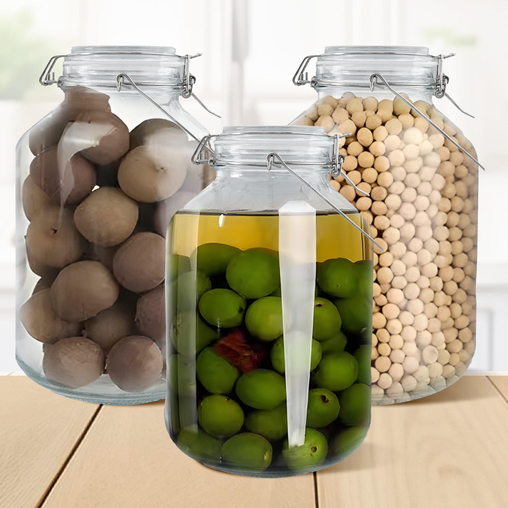 The Better Home glass kitchen storage jar - stylish kitchen decor