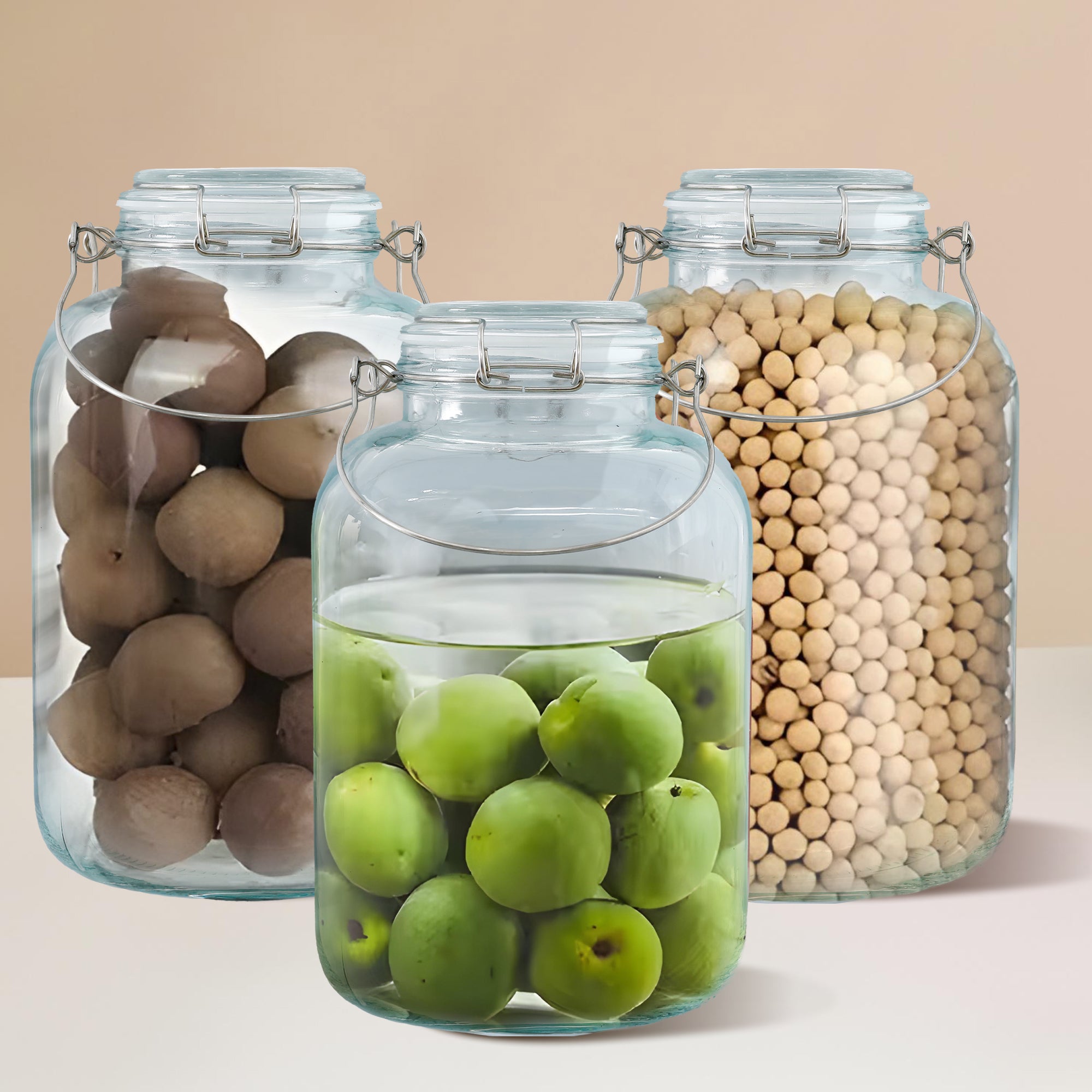 The Better Home 1500ml glass jar - elegant kitchen decor