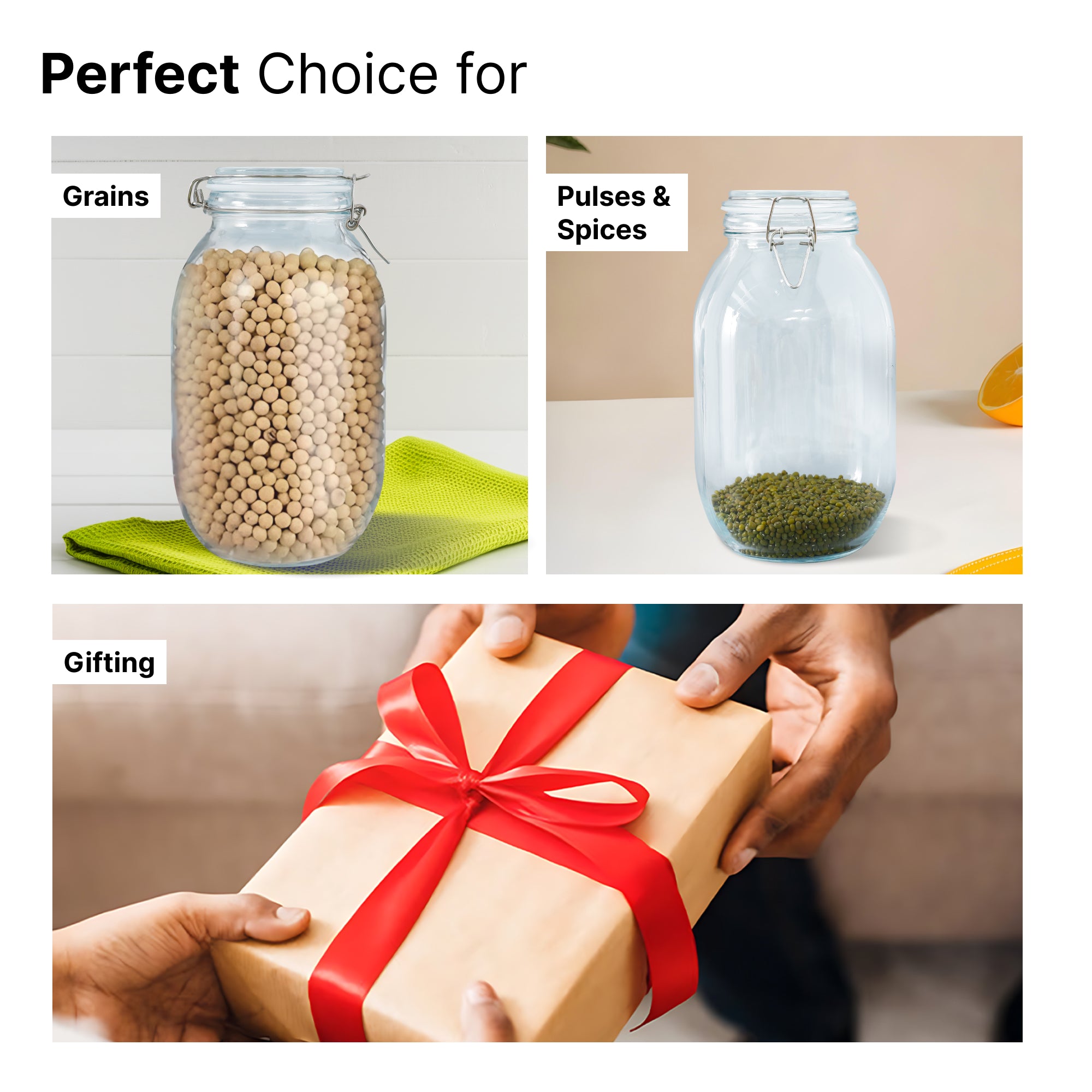 The Better Home Glass Jar - Best for ingredient holding