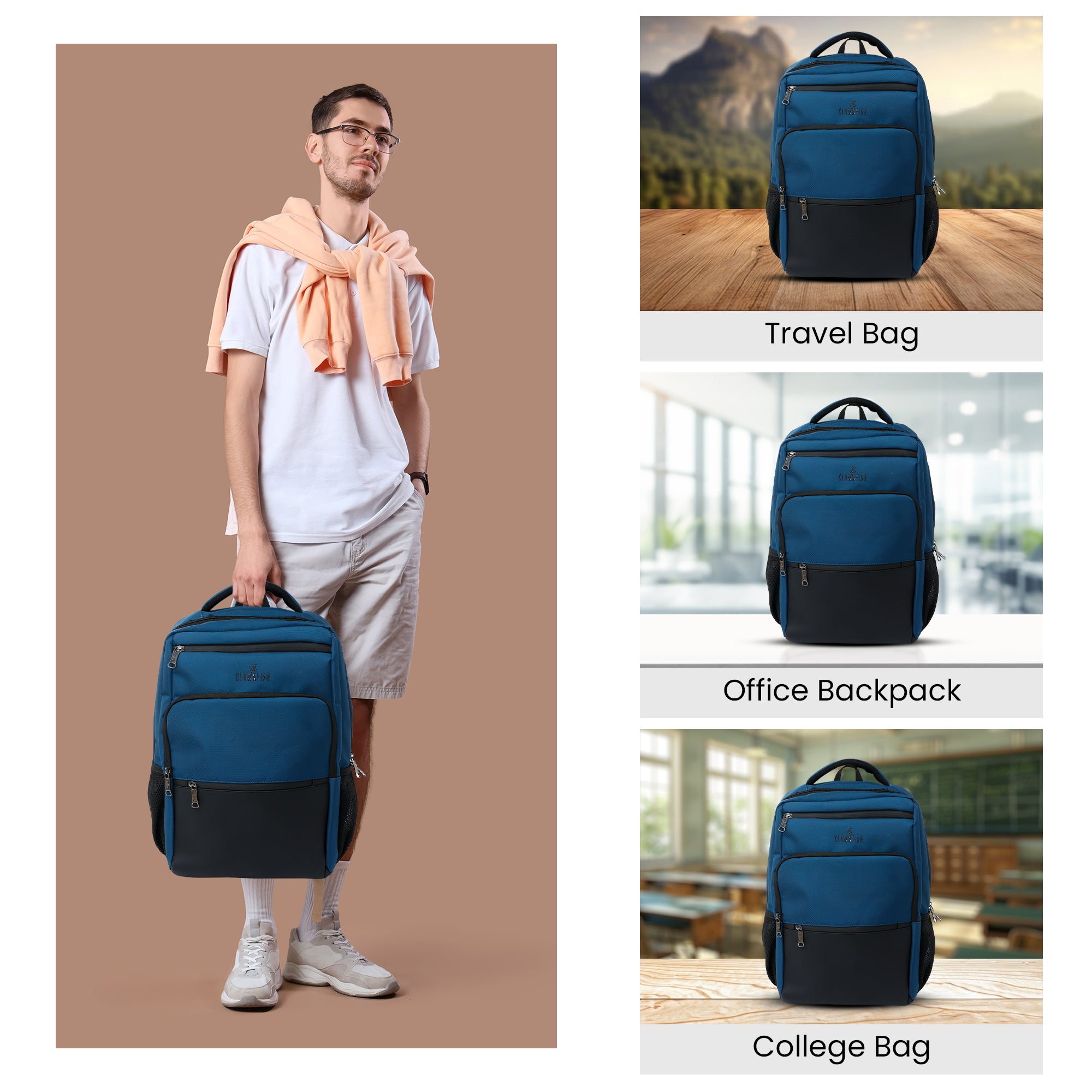 Clownfish Laptop Backpack - Ideal for college students