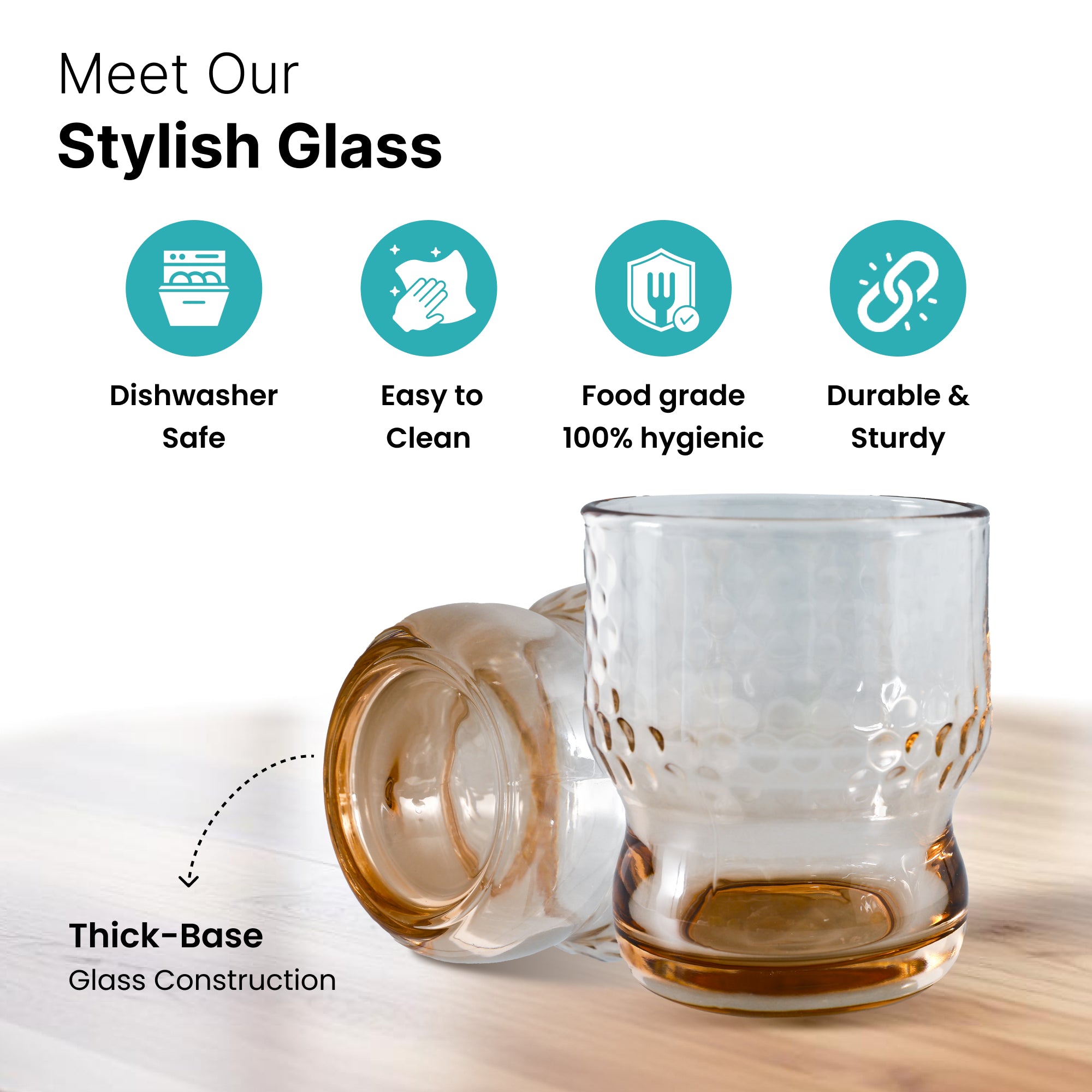The Better Home UMAI Juice Glasses - Family Gathering Use