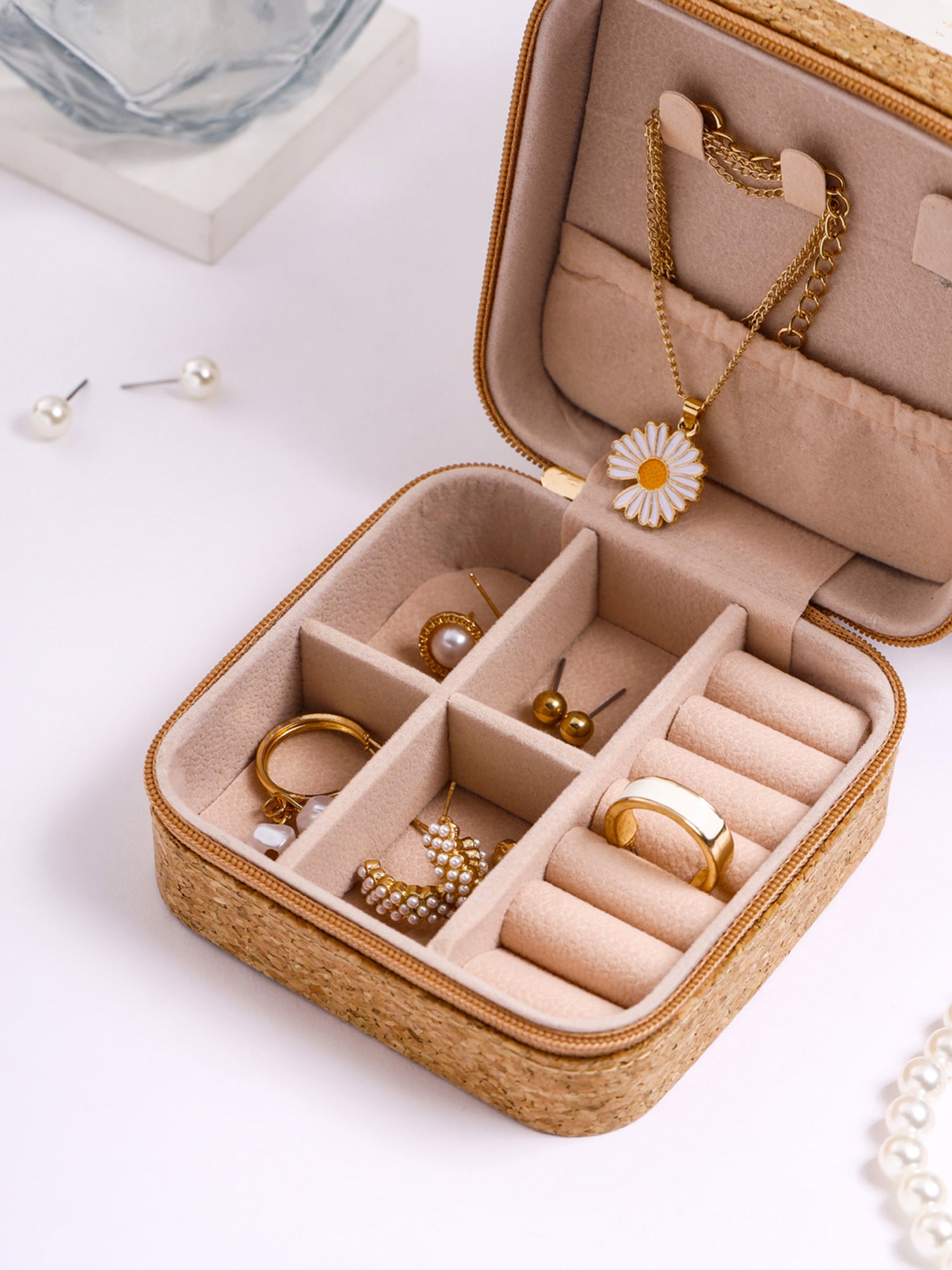 Yellow Chimes earring and bangle organizer - gift idea