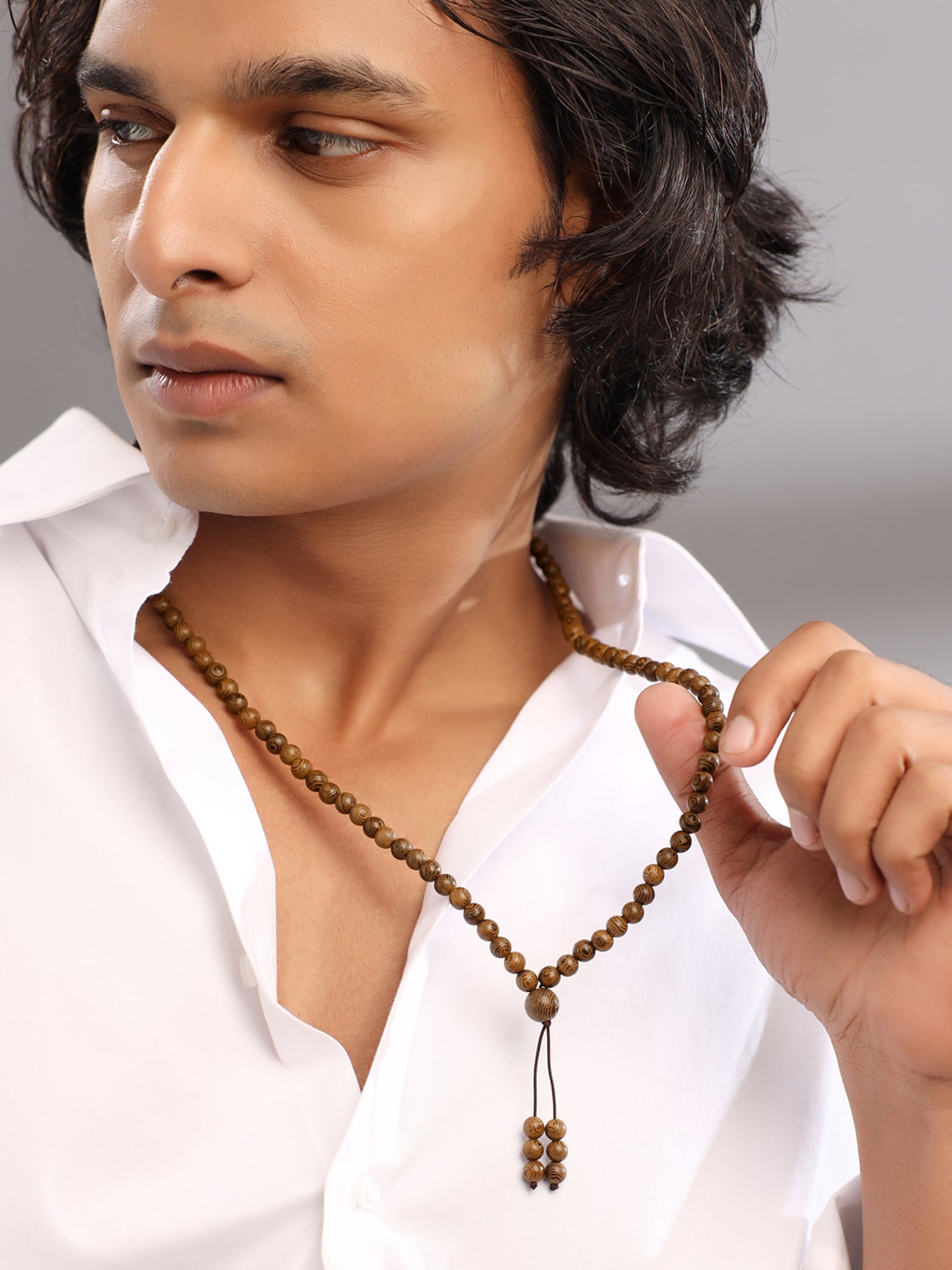 Fashion Men Wearing Necklaces Yellow Chimes Neck Chain For Men