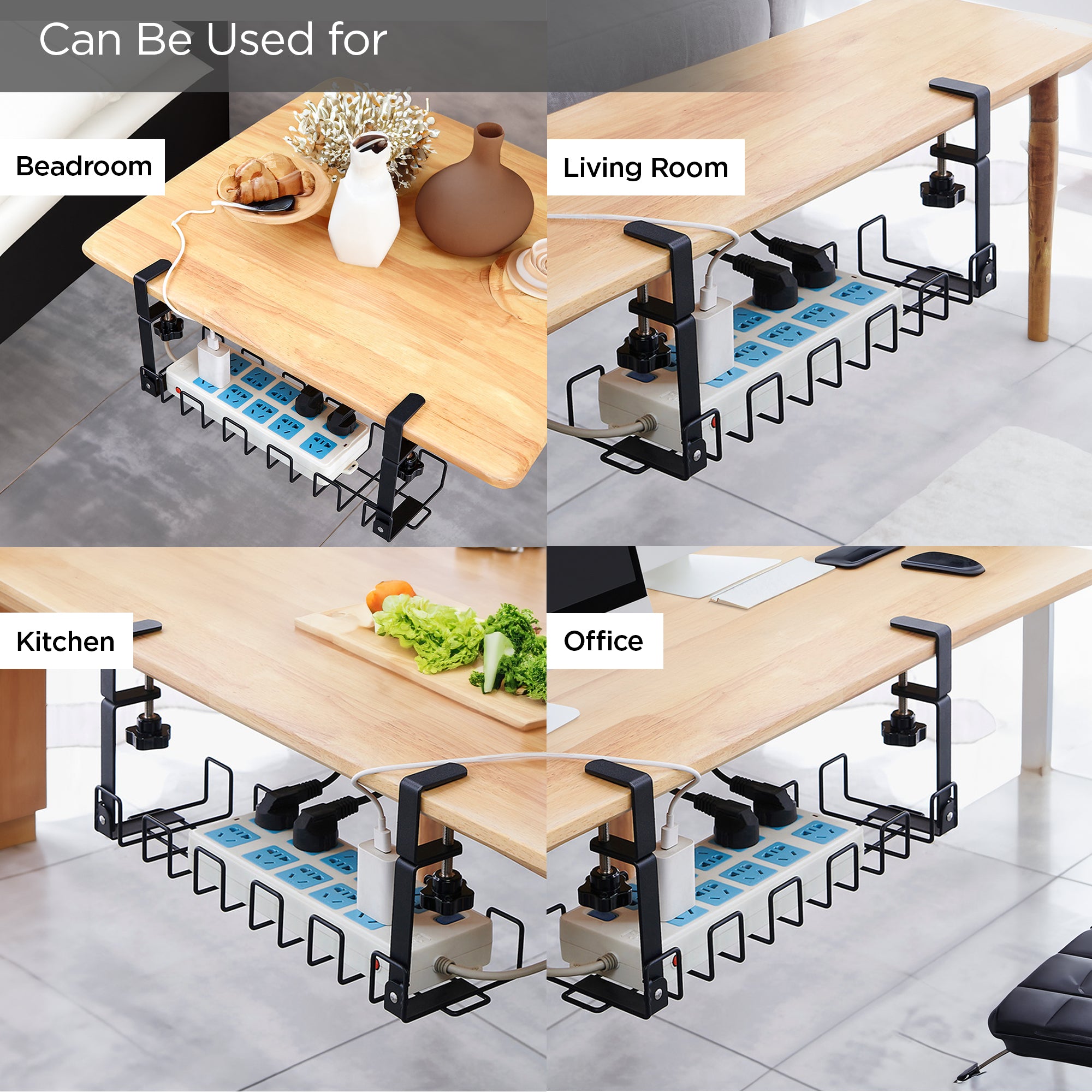 UMAI metal cable organiser - home workspace