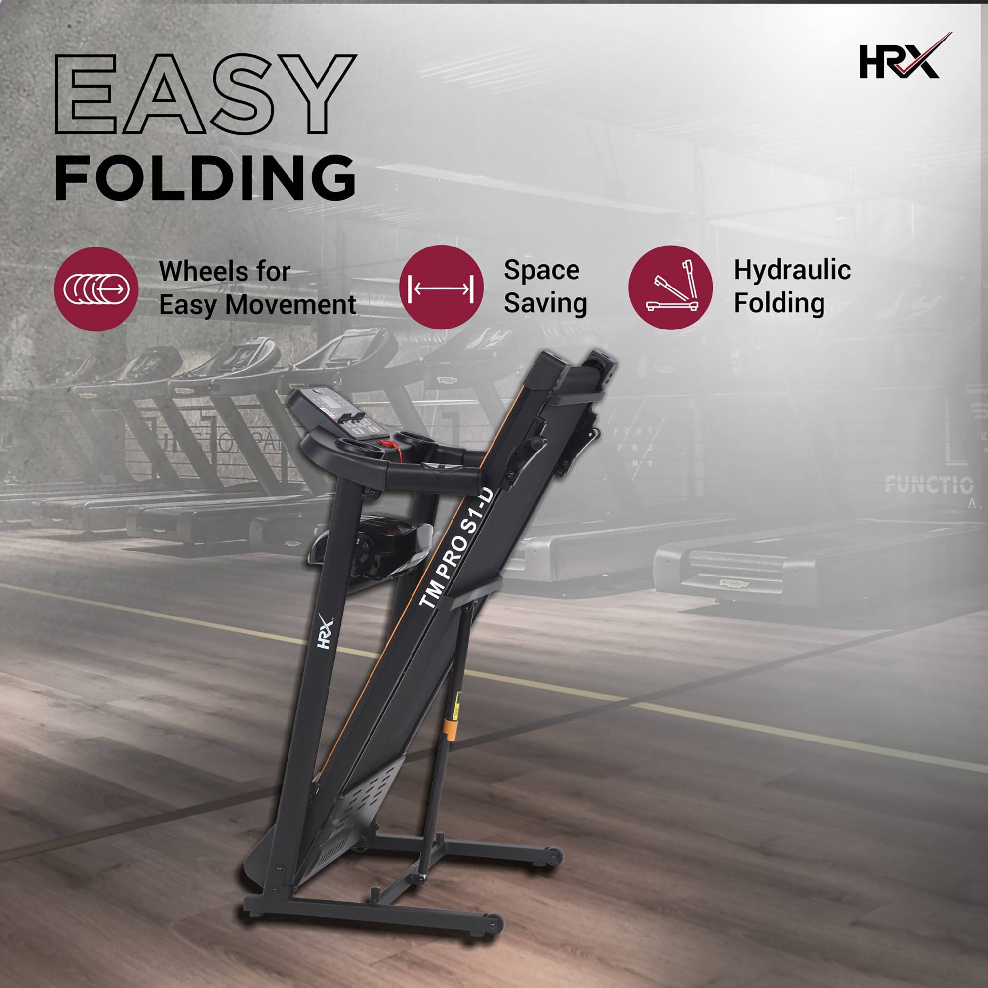 Hrx100 Buy HRX TM PRO S1-D: Motorized Treadmill with Massager | 100 KG ...