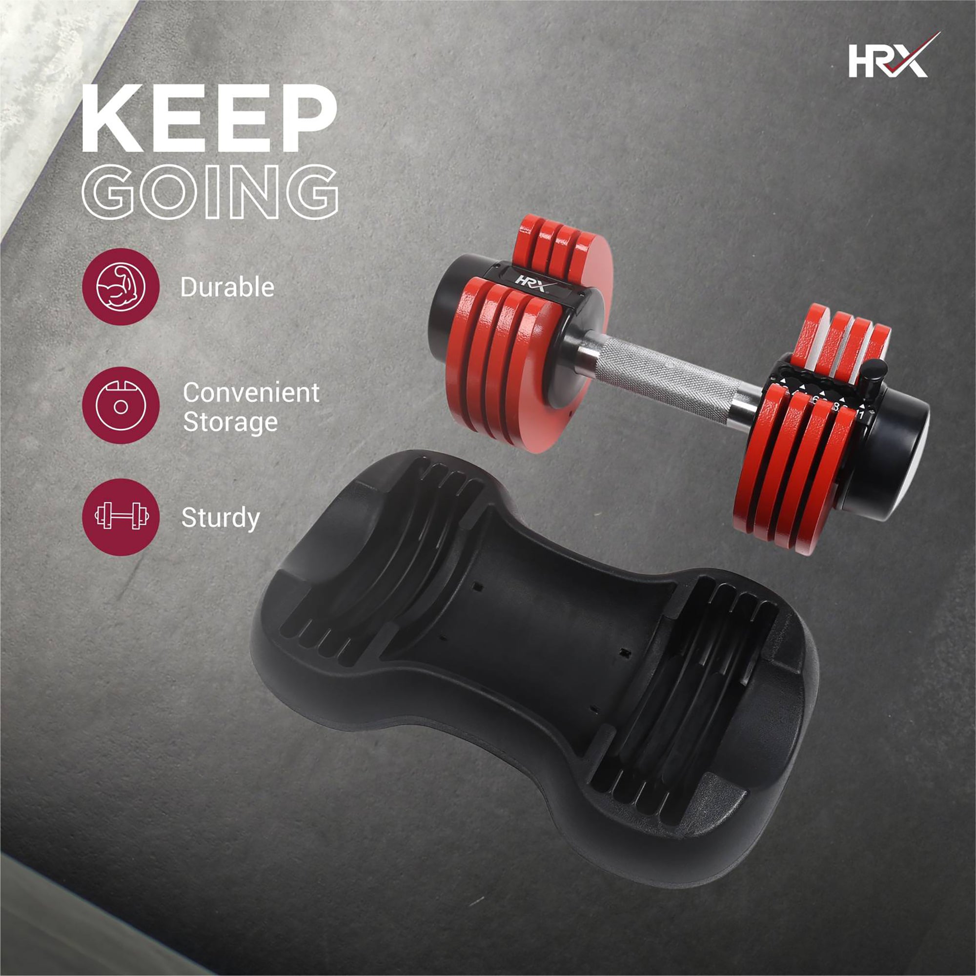Reach Adjustable Dumbbells - Strength Training Set