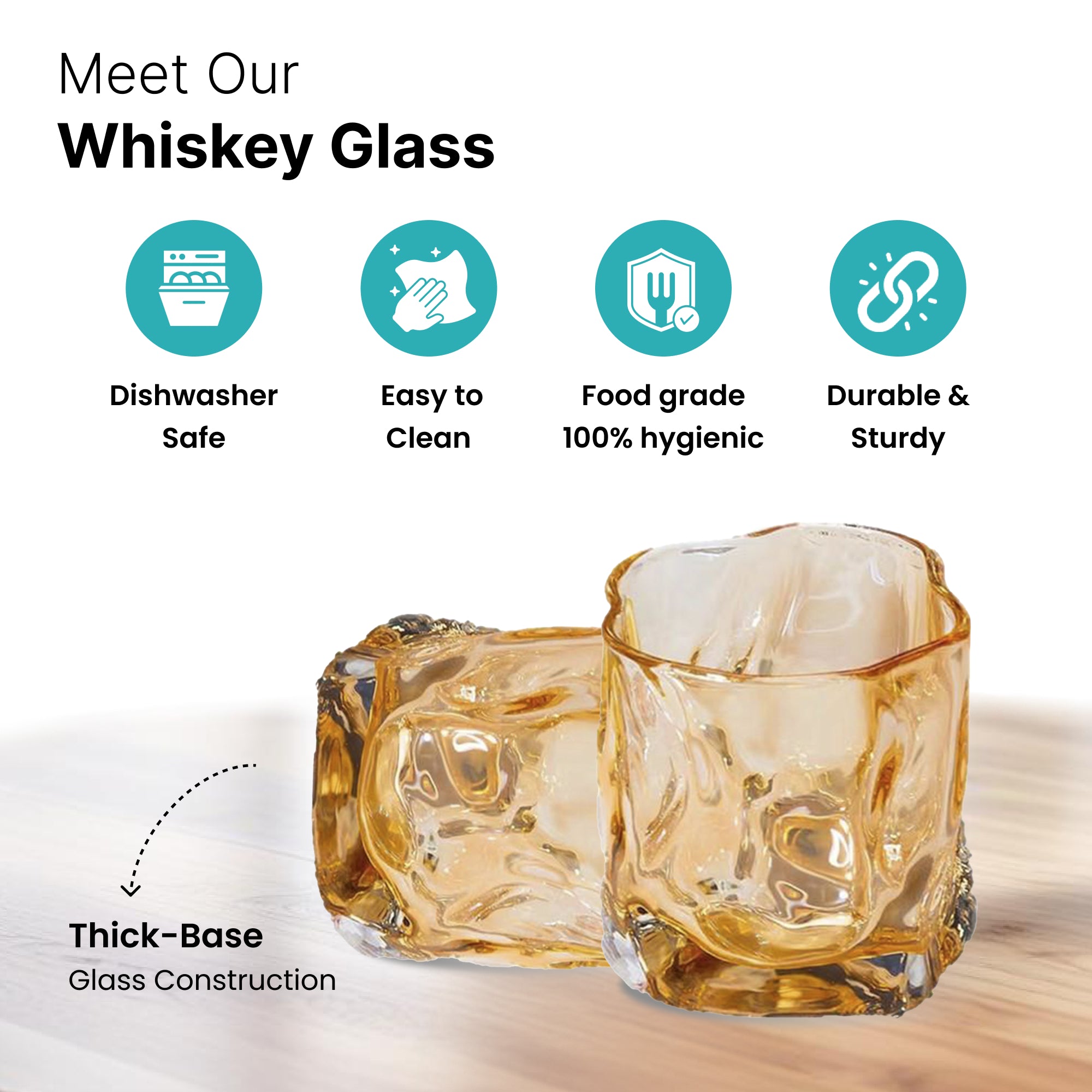 The Better Home Zest Juice Glasses - Stylish drinkware for gatherings