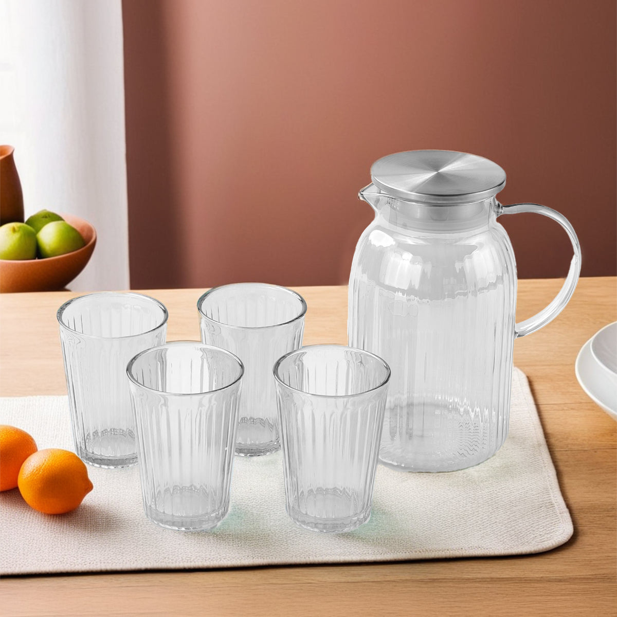 The Better Home grey jug - refreshing home beverage service