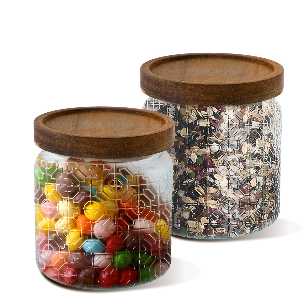 The Better Home glass jars - Storage containers for dry fruits