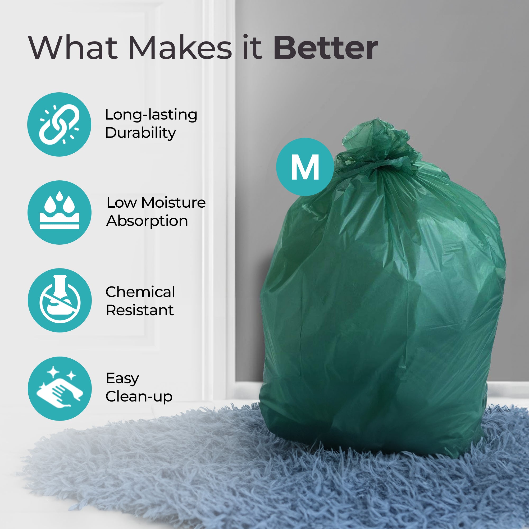 The Better Home medium garbage bags - eco-friendly trash solutions