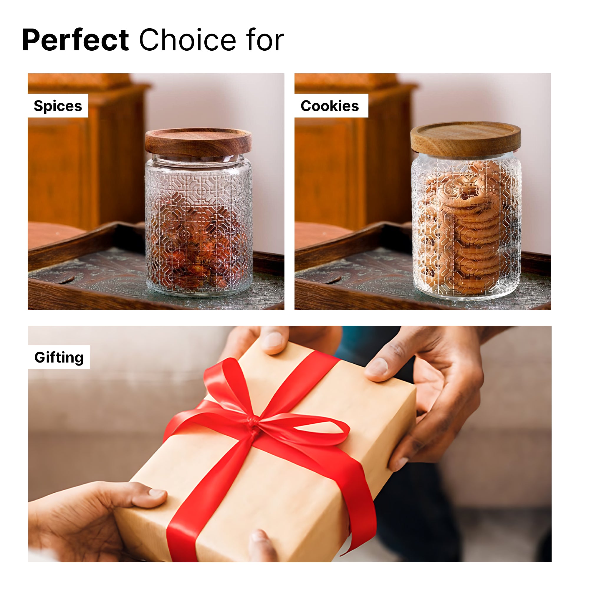 The Better Home glass jar - perfect for cookie storage