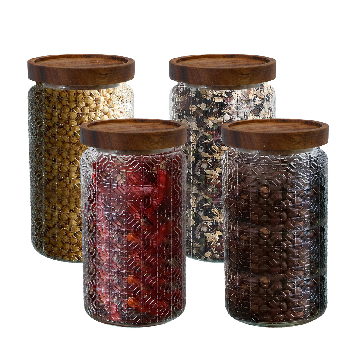 The Better Home glass jar set - ideal for snacks and sugar