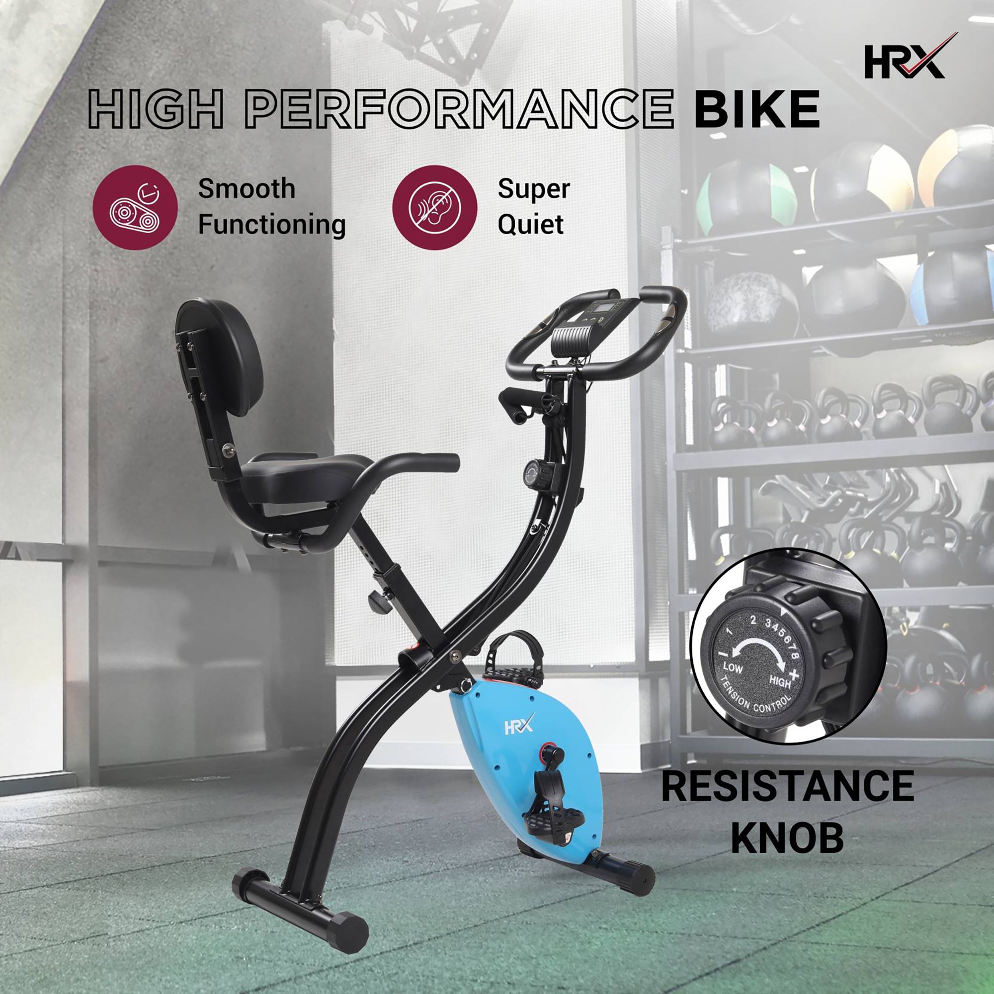 Reach adjustable seat exercise bike - indoor cycling