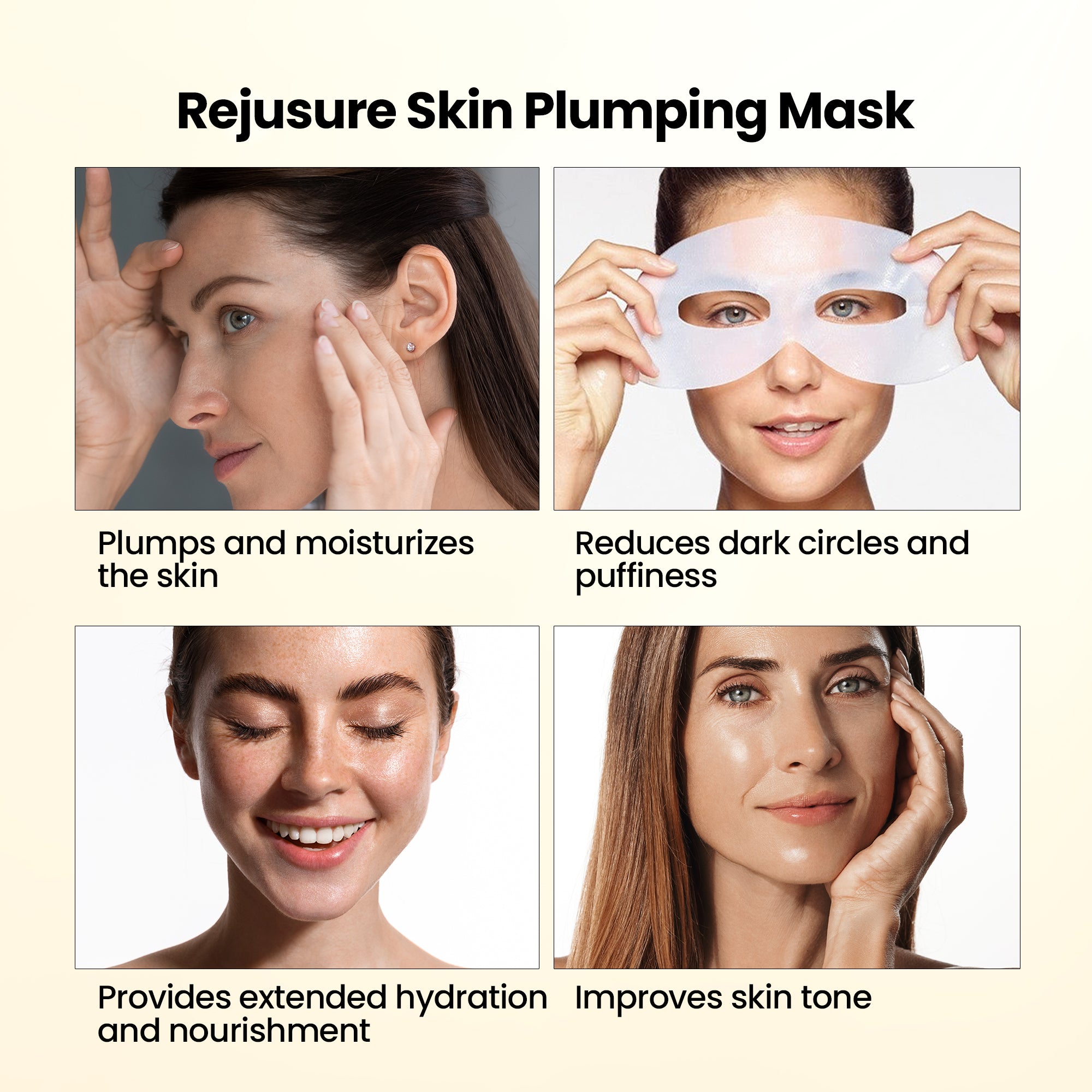 Rejusure eye serum mask - perfect for home spa experience