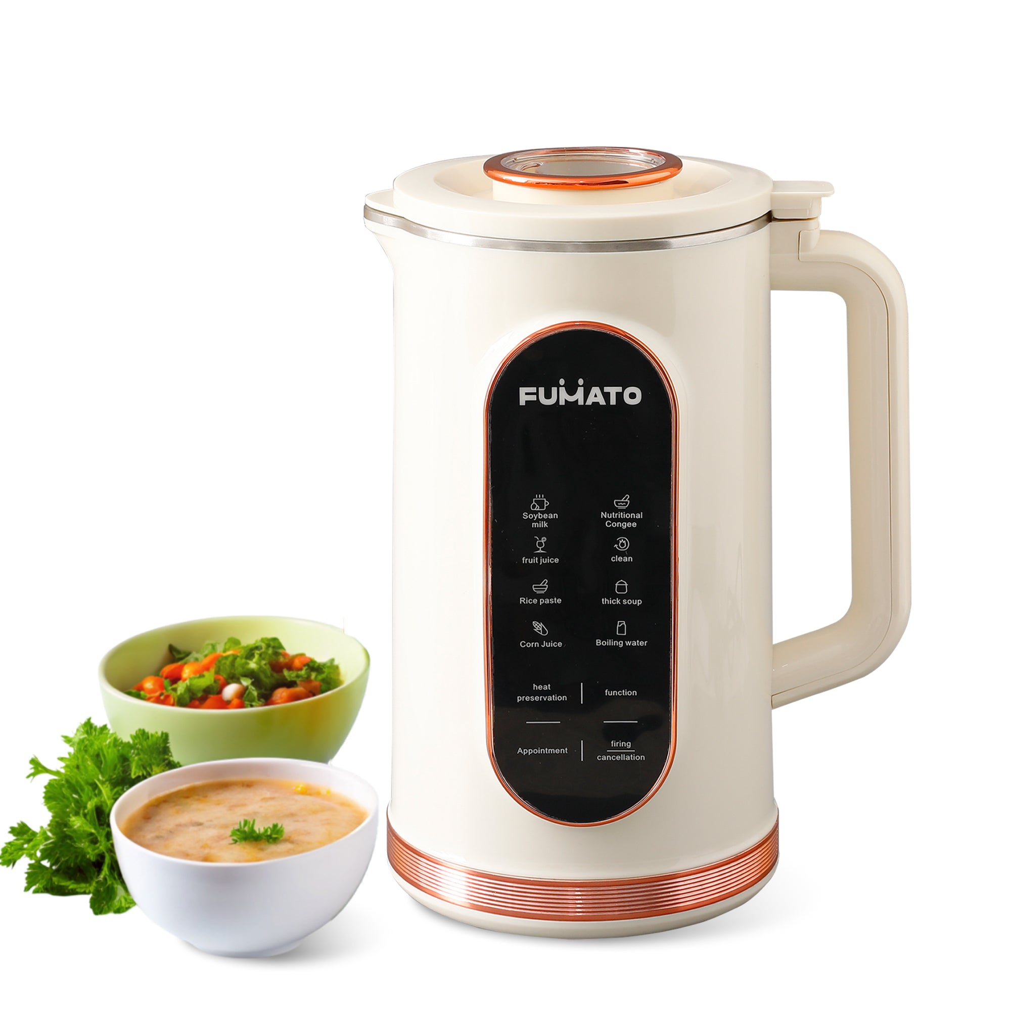 Click Machine Soup Buy FUMATO 1.5L Automatic Soup Maker & Nut Milk Machine – GlobalBees Shop