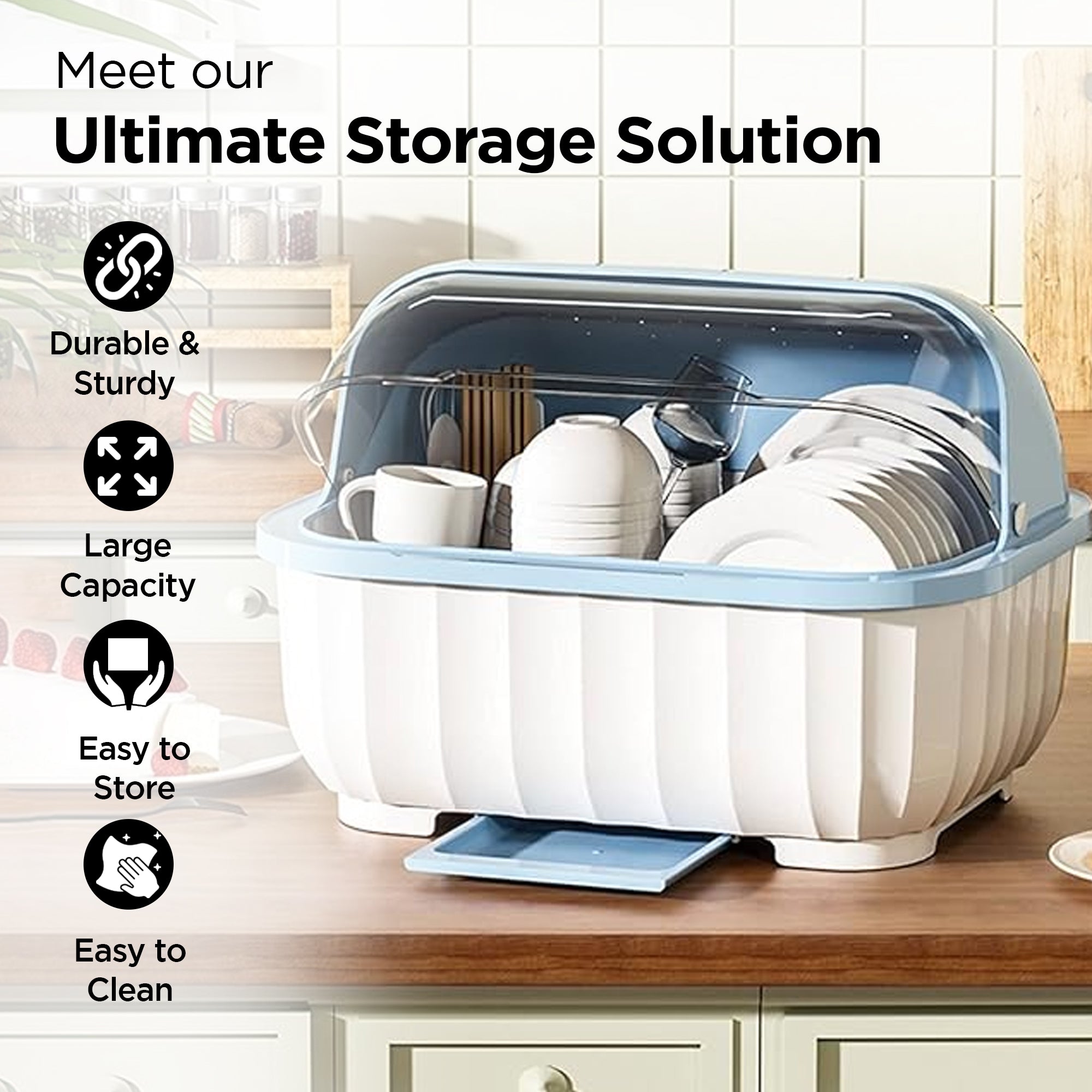 UMAI Portable Kitchen Storage Box - closet organization