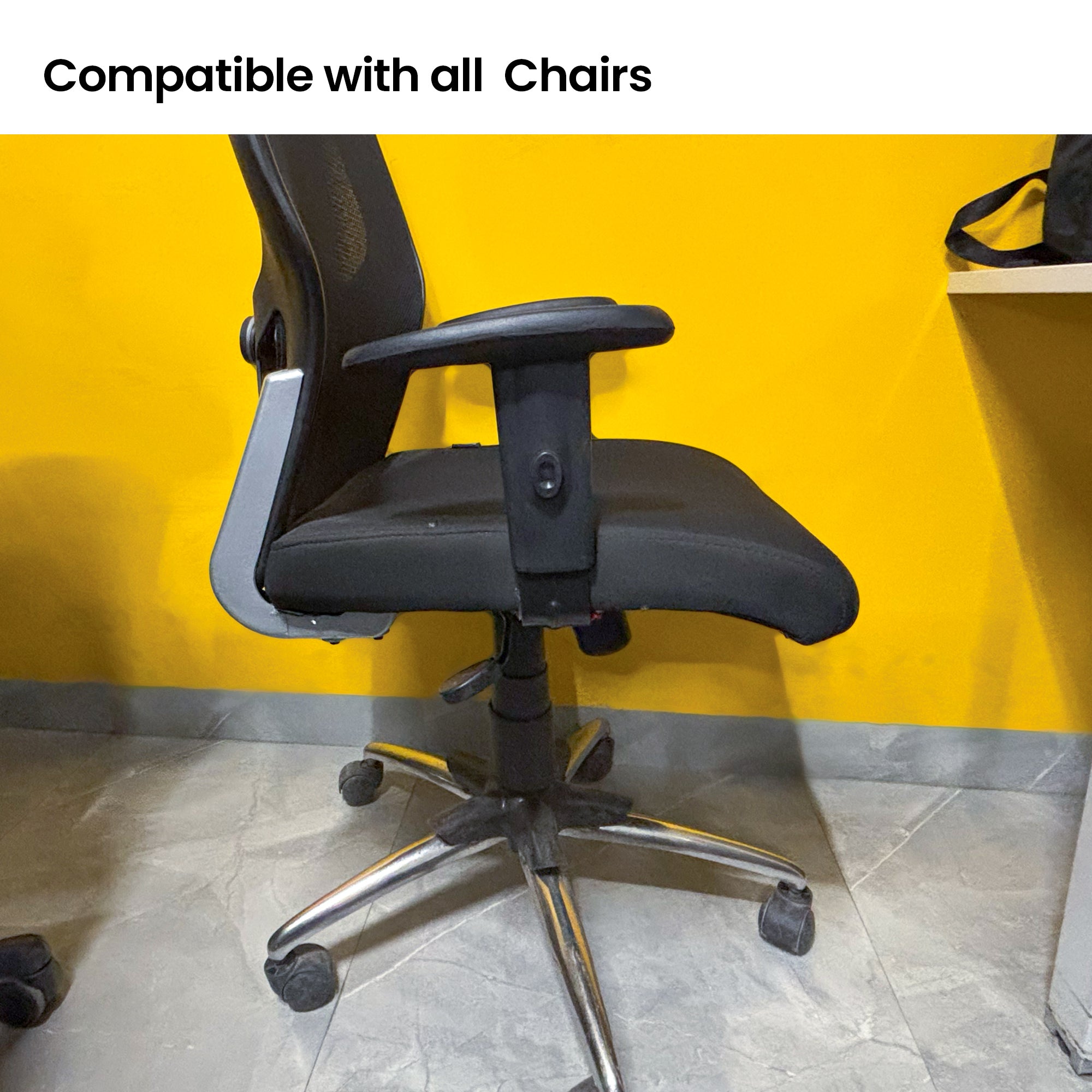 SAVYA HOME Apollo Desk Chair - Stylish black color for home office
