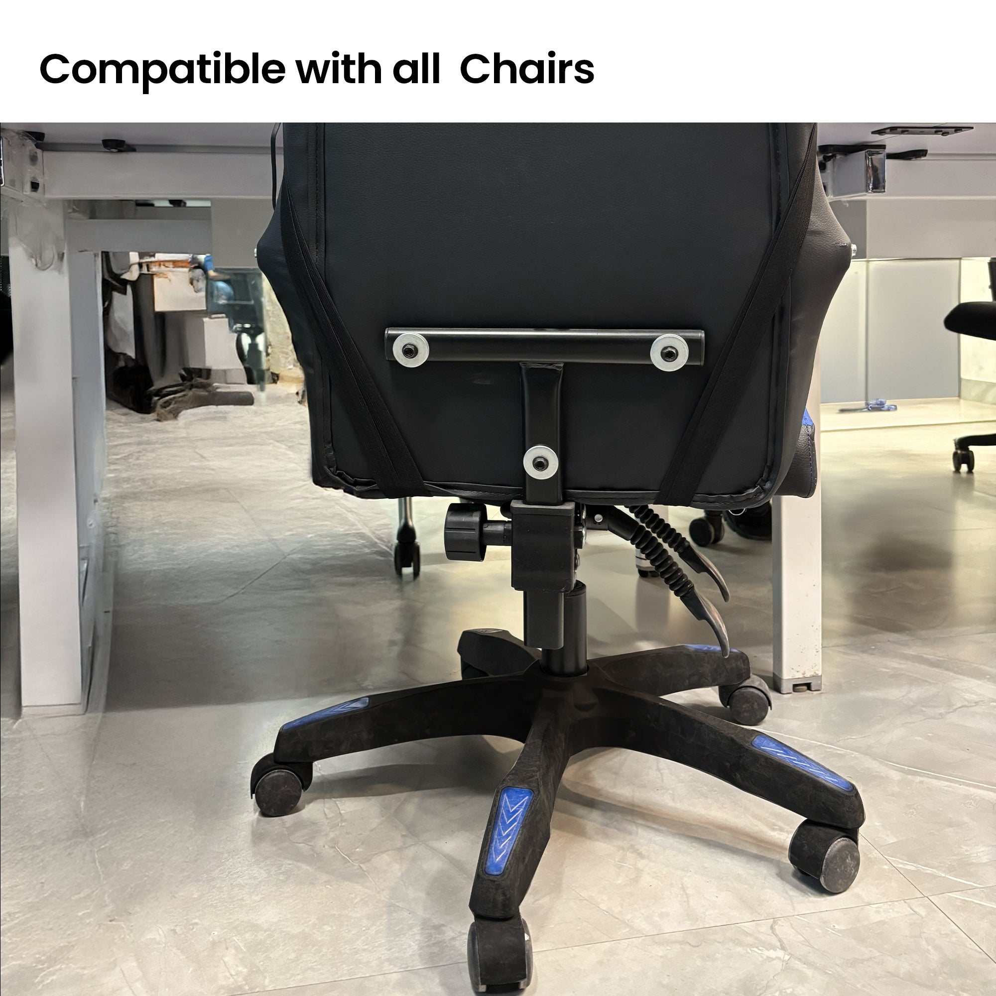 SAVYA HOME Black Desk Chair - Ergonomic Comfort